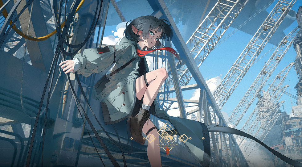 短发少女 工业废墟_21961158aa53