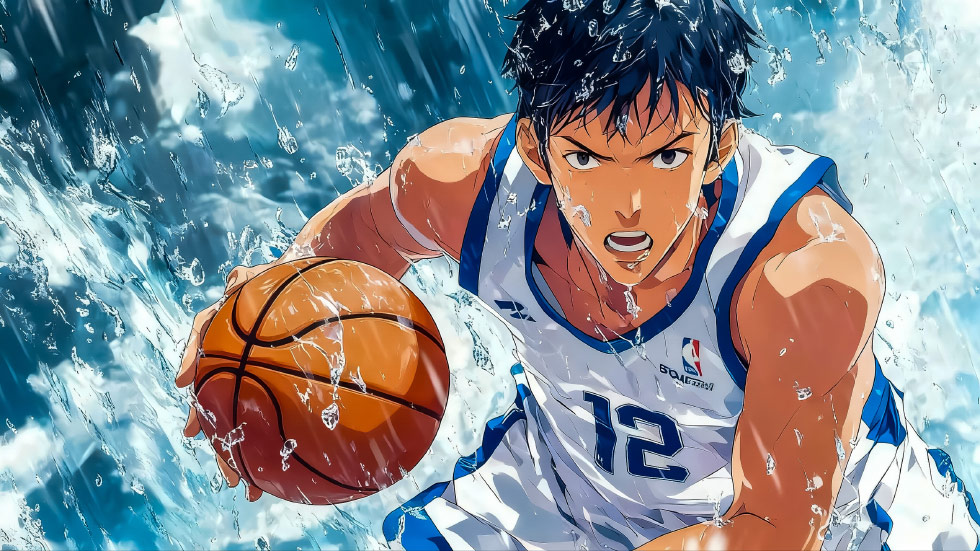 福田宽 黑子的篮球 雨中打球_d600688bcb2f
