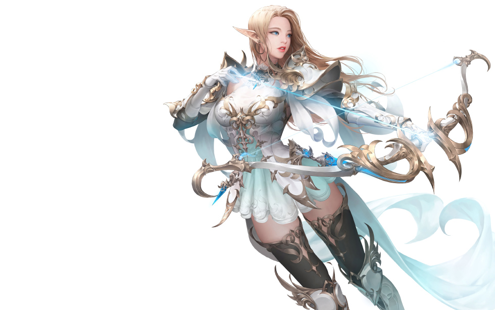 精灵女射手 华丽铠甲_de348c88b214