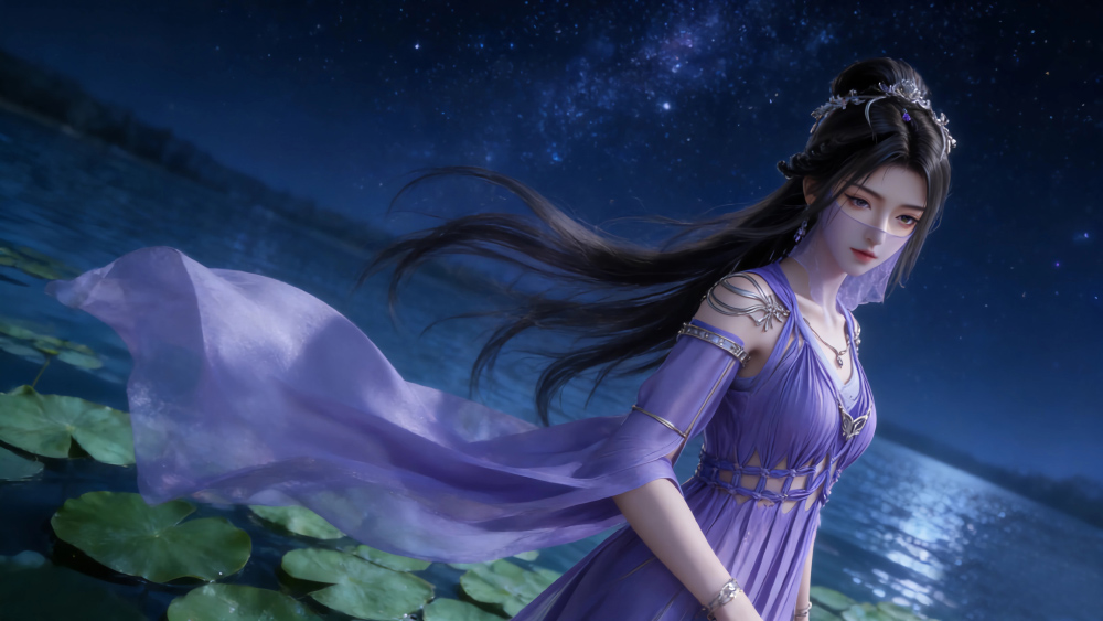 紫灵仙子 凡人修仙传 荷塘_ff6ea0f6cc60