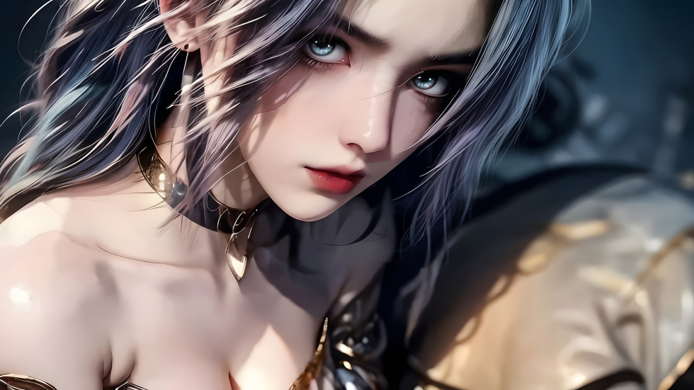 银发女战士 冷艳风_f7eba578f1a0