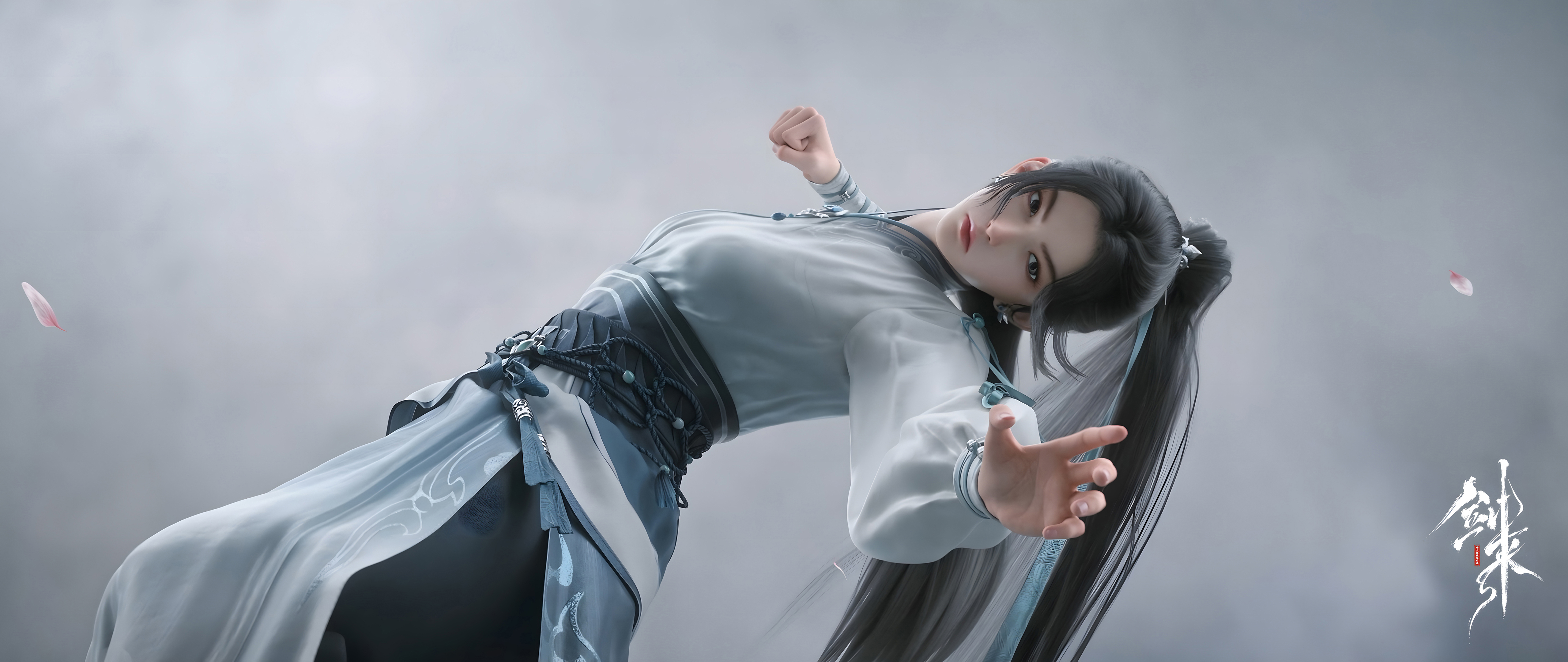 《剑来2》宁姚 水墨画 5