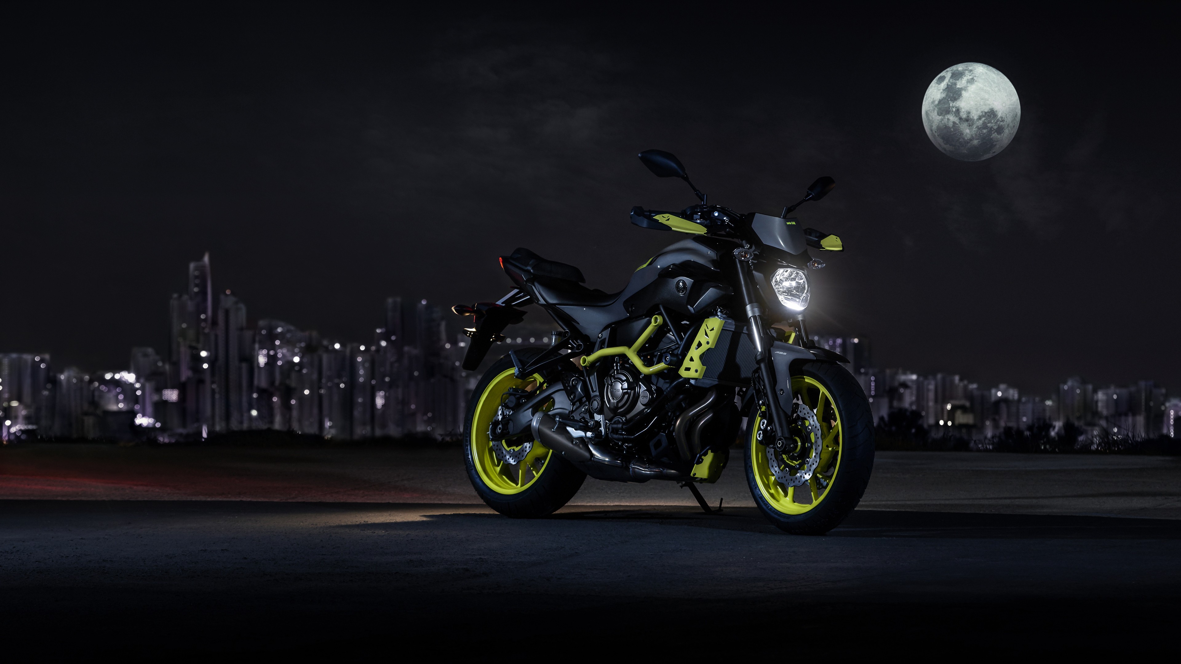 2017雅马哈MT 07 4K壁纸_10409
