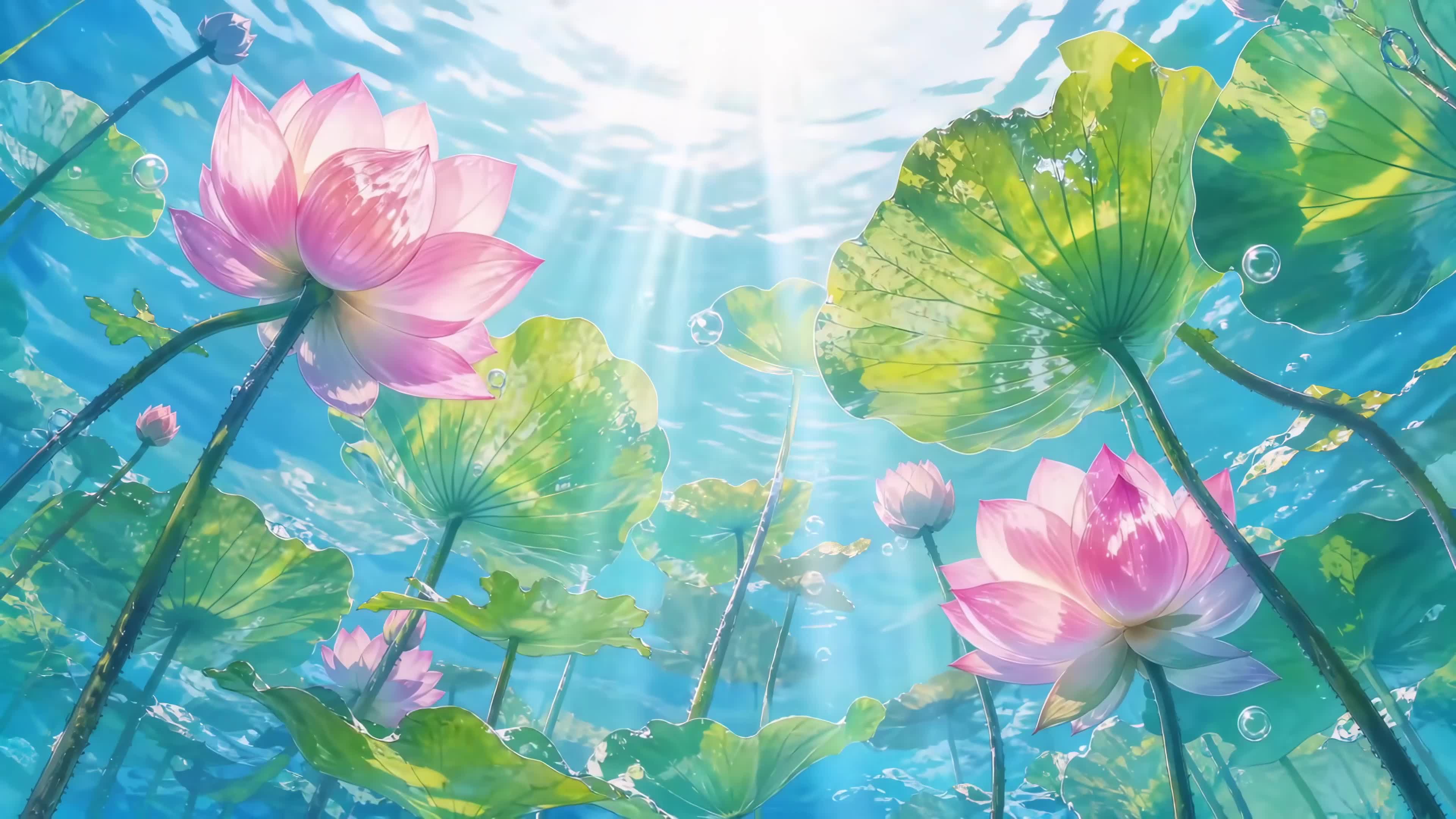水下荷花