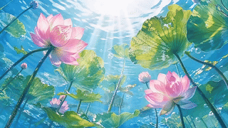 水下荷花