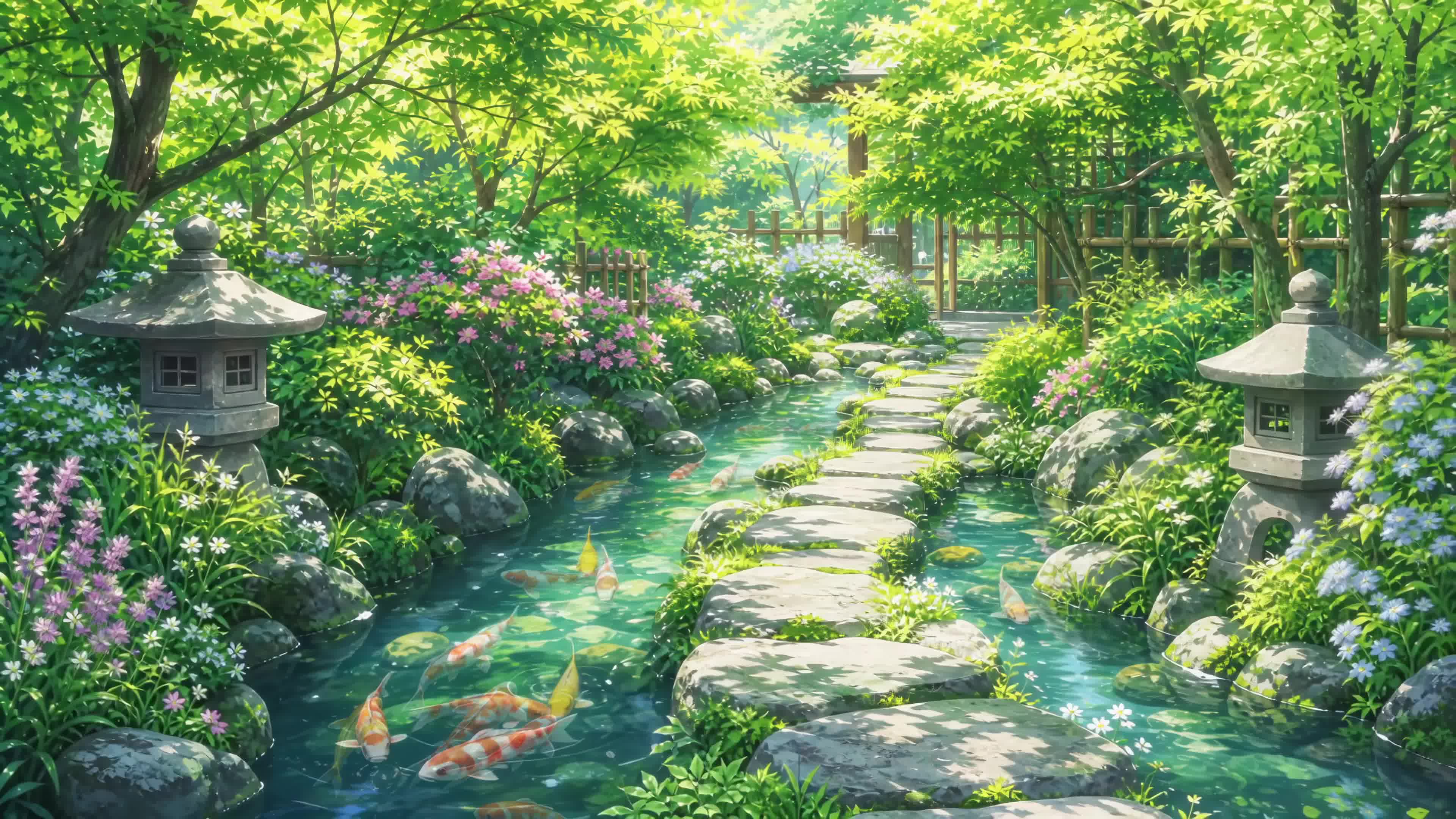 夏之庭院