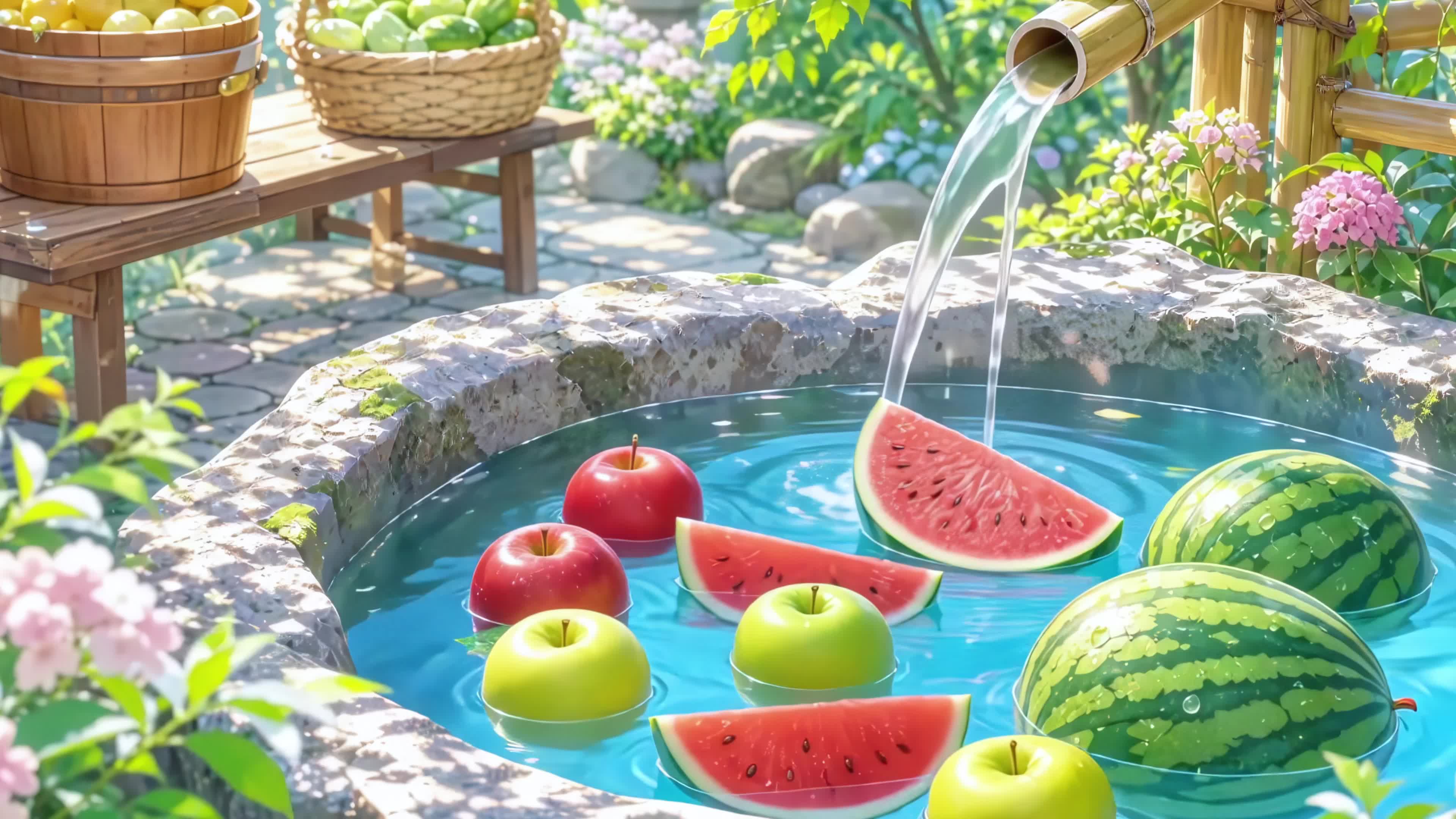 夏日解暑水井