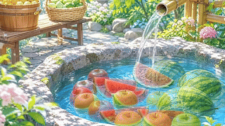 夏日解暑水井