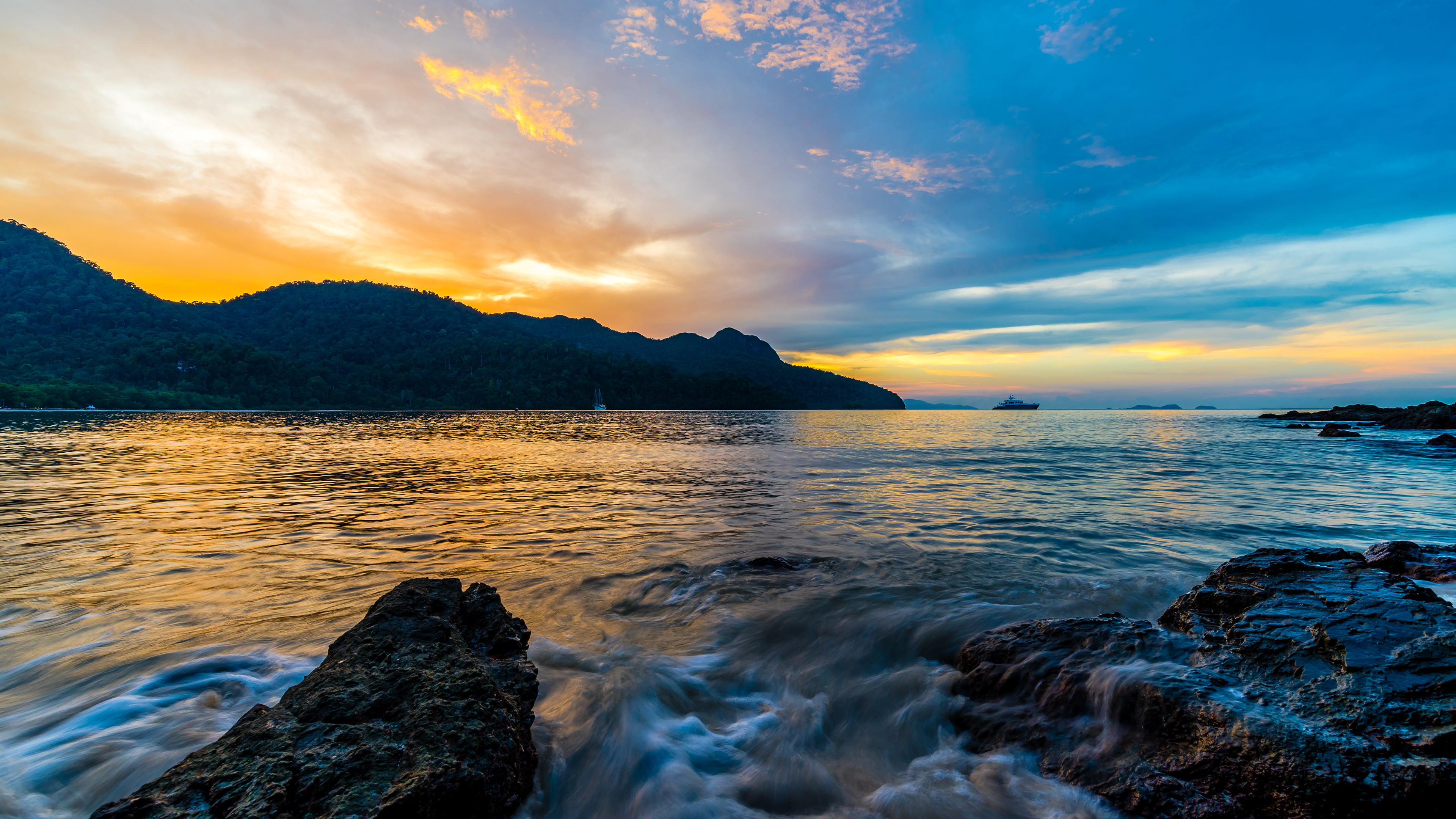 Datai Bay 海湾日落风景_15441
