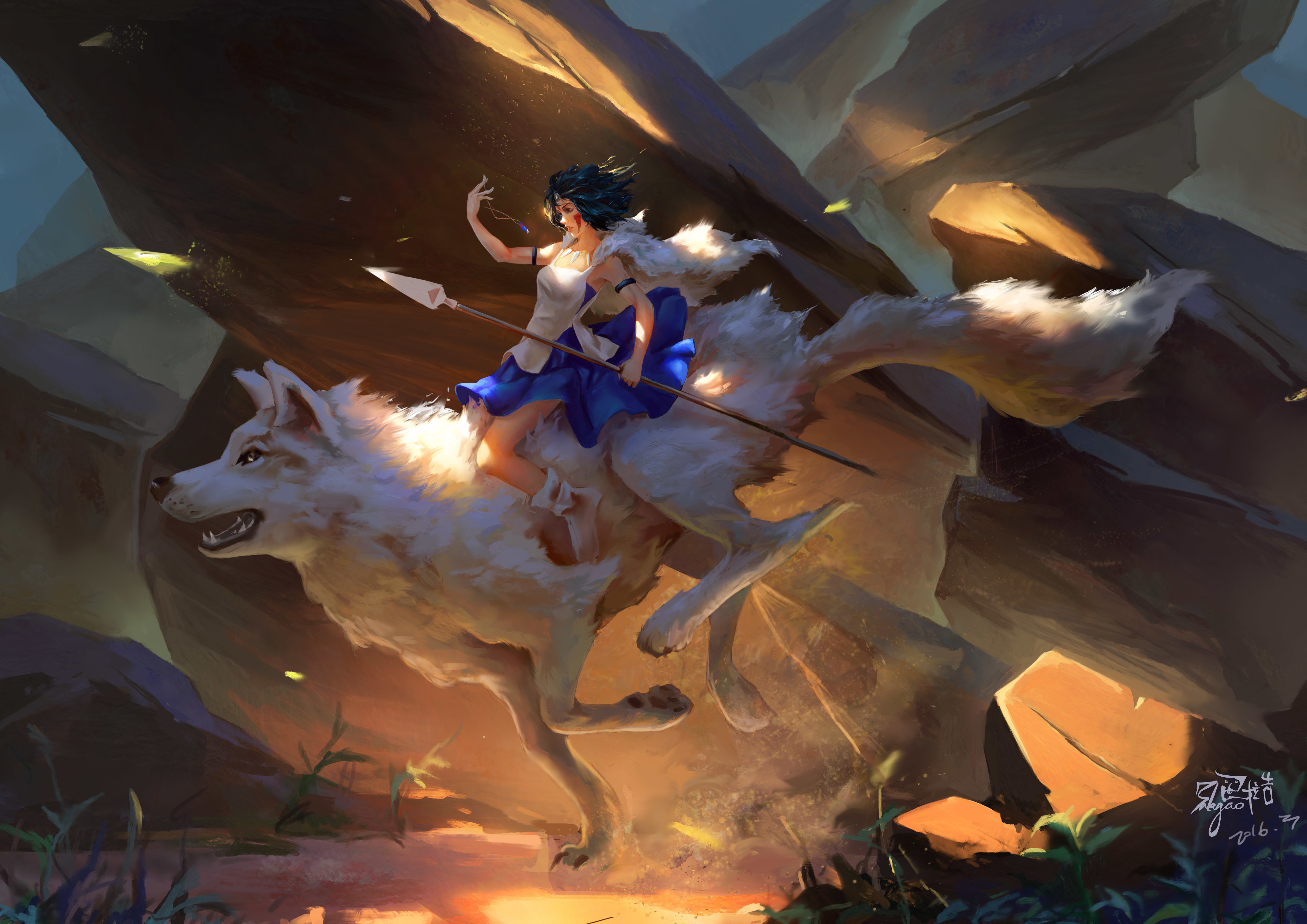 DOTA2 悬崖 狼 女骑手_13160