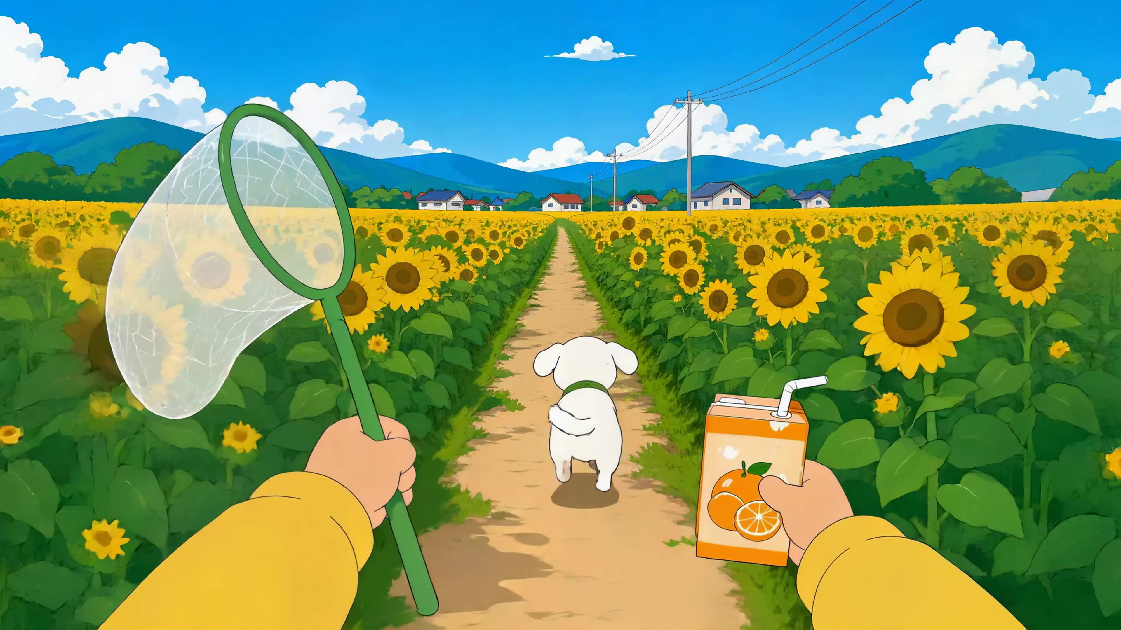 夏日向日葵花田