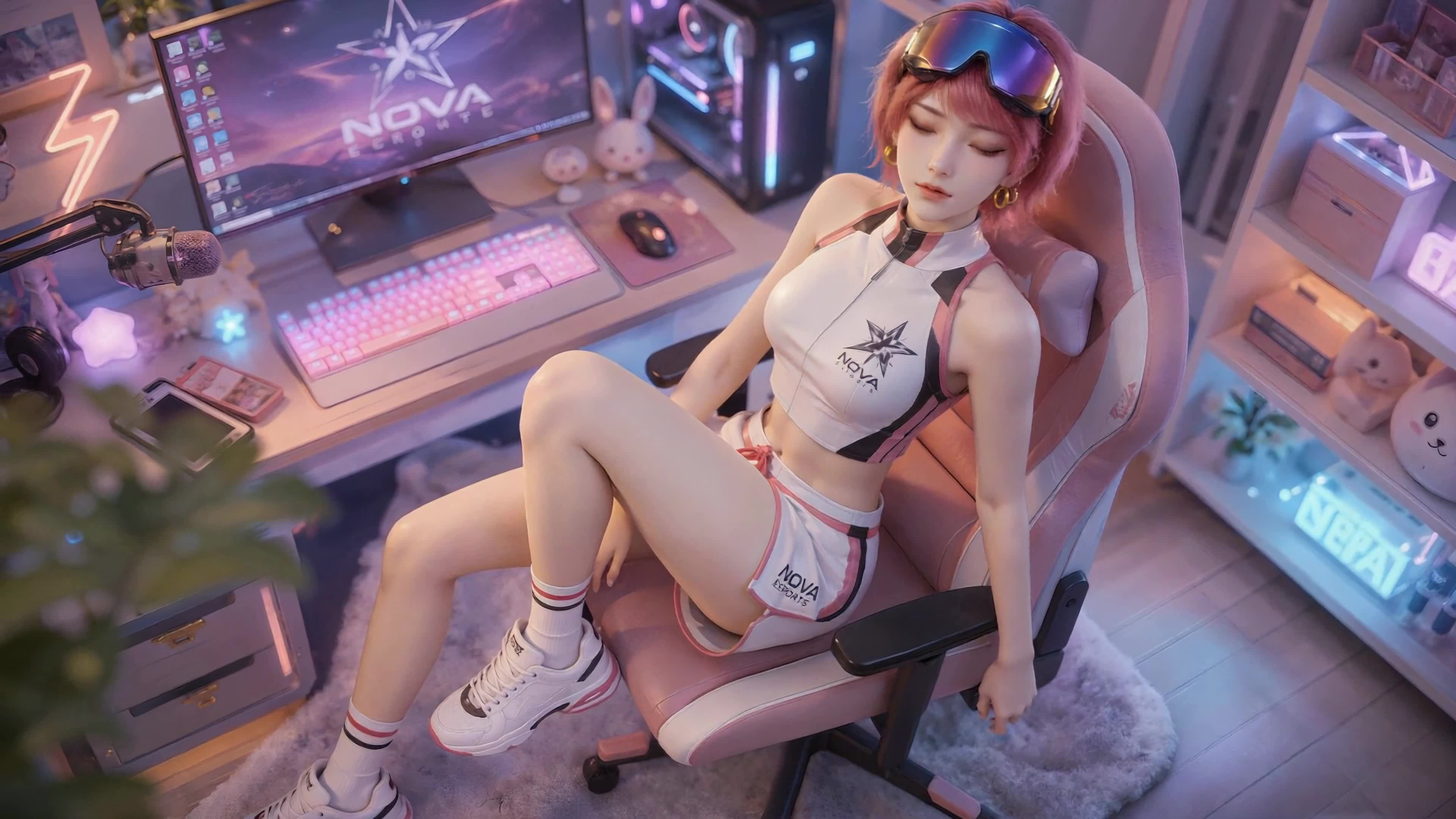 粉调电竞少女佐娅