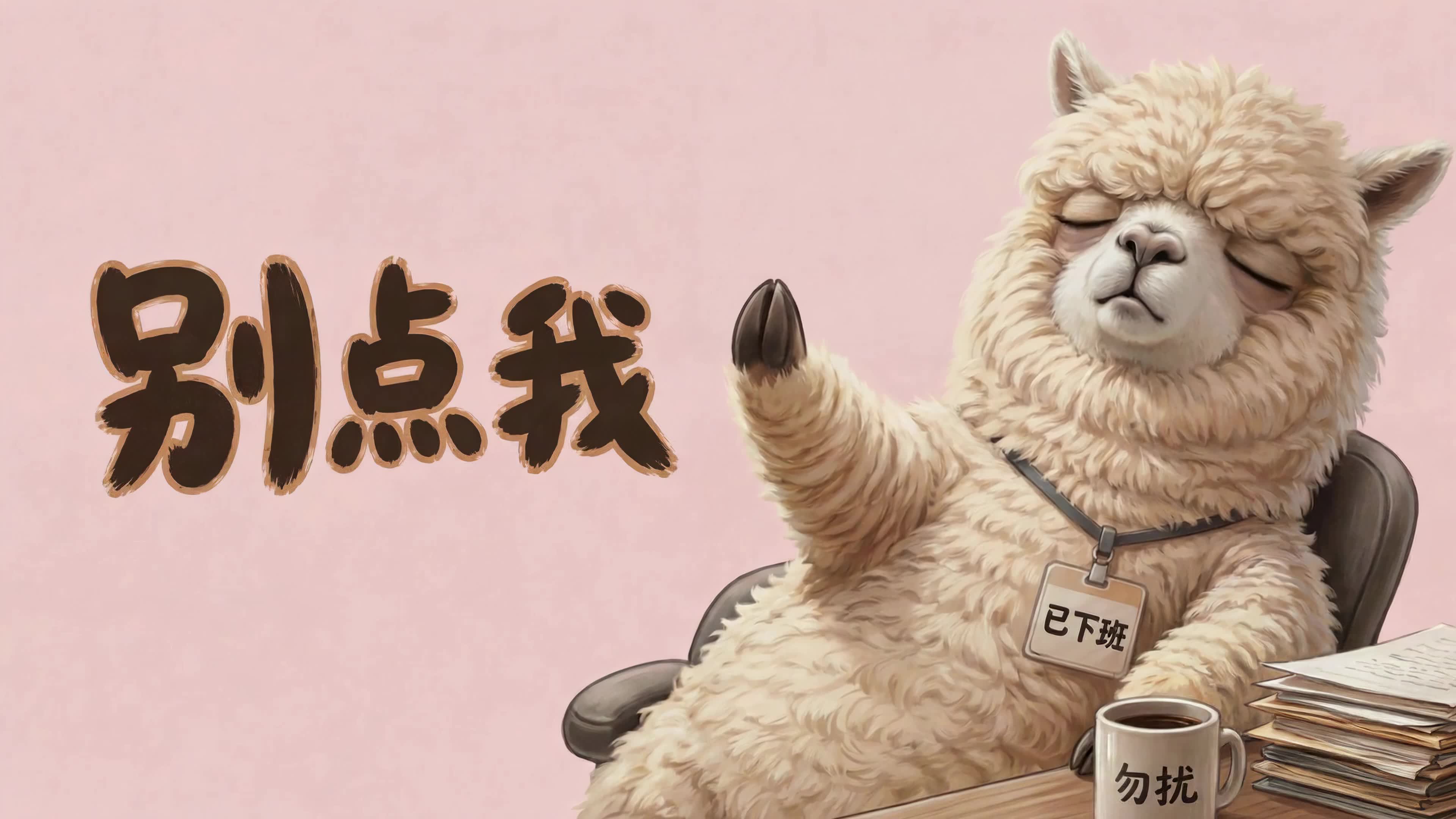羊驼下班别点我