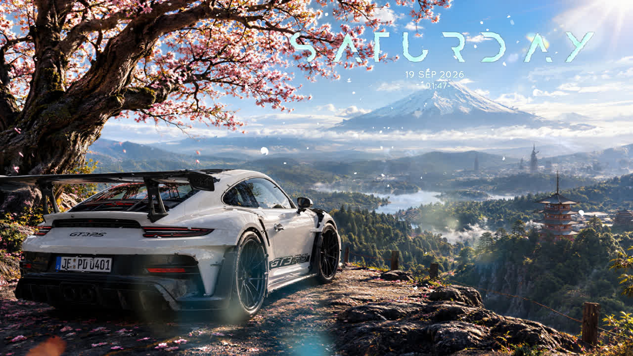 Porsche Japan 4k 电影级超宽屏
