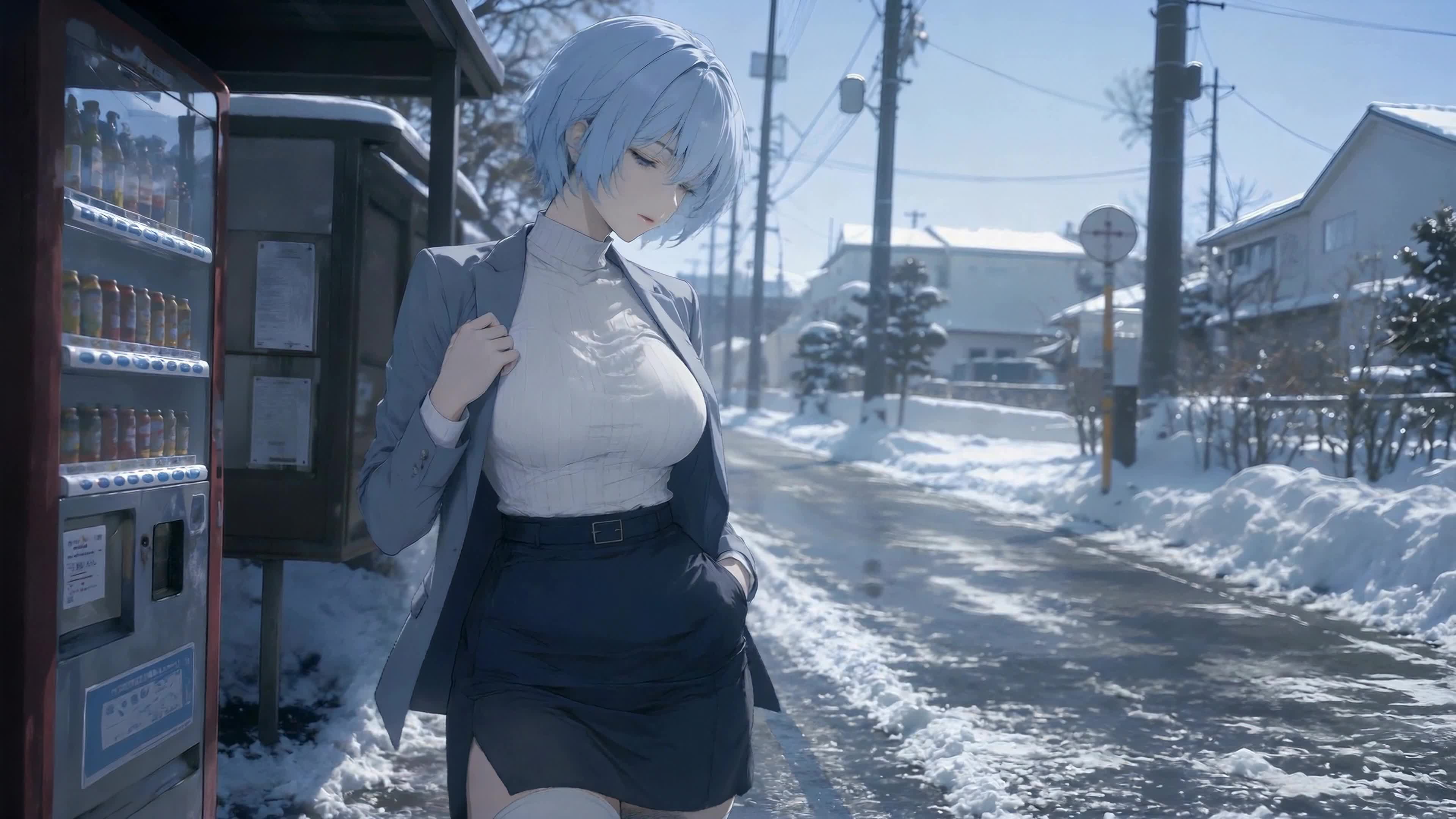 雪后街边少女凌波丽