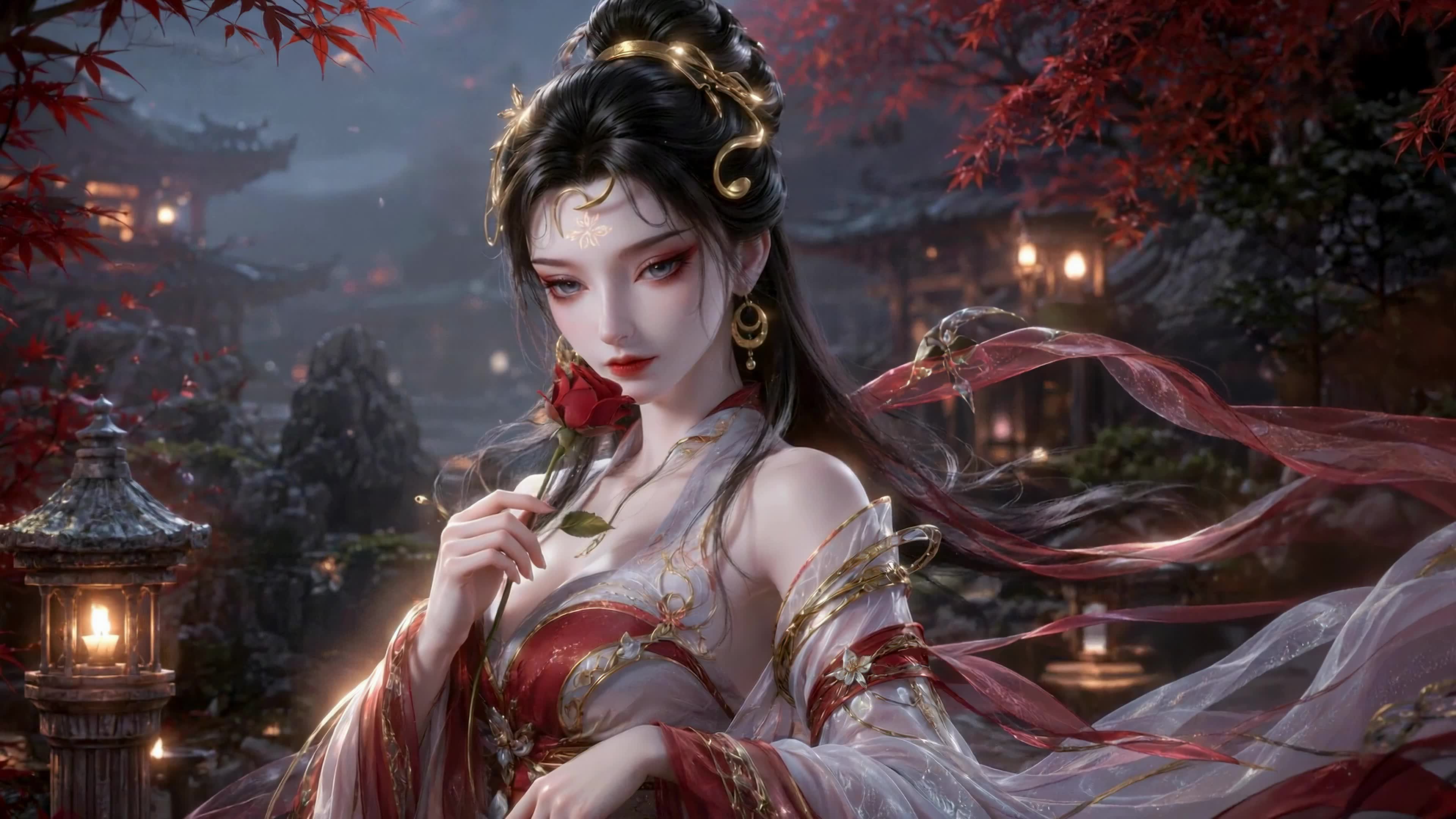 枫夜红妆