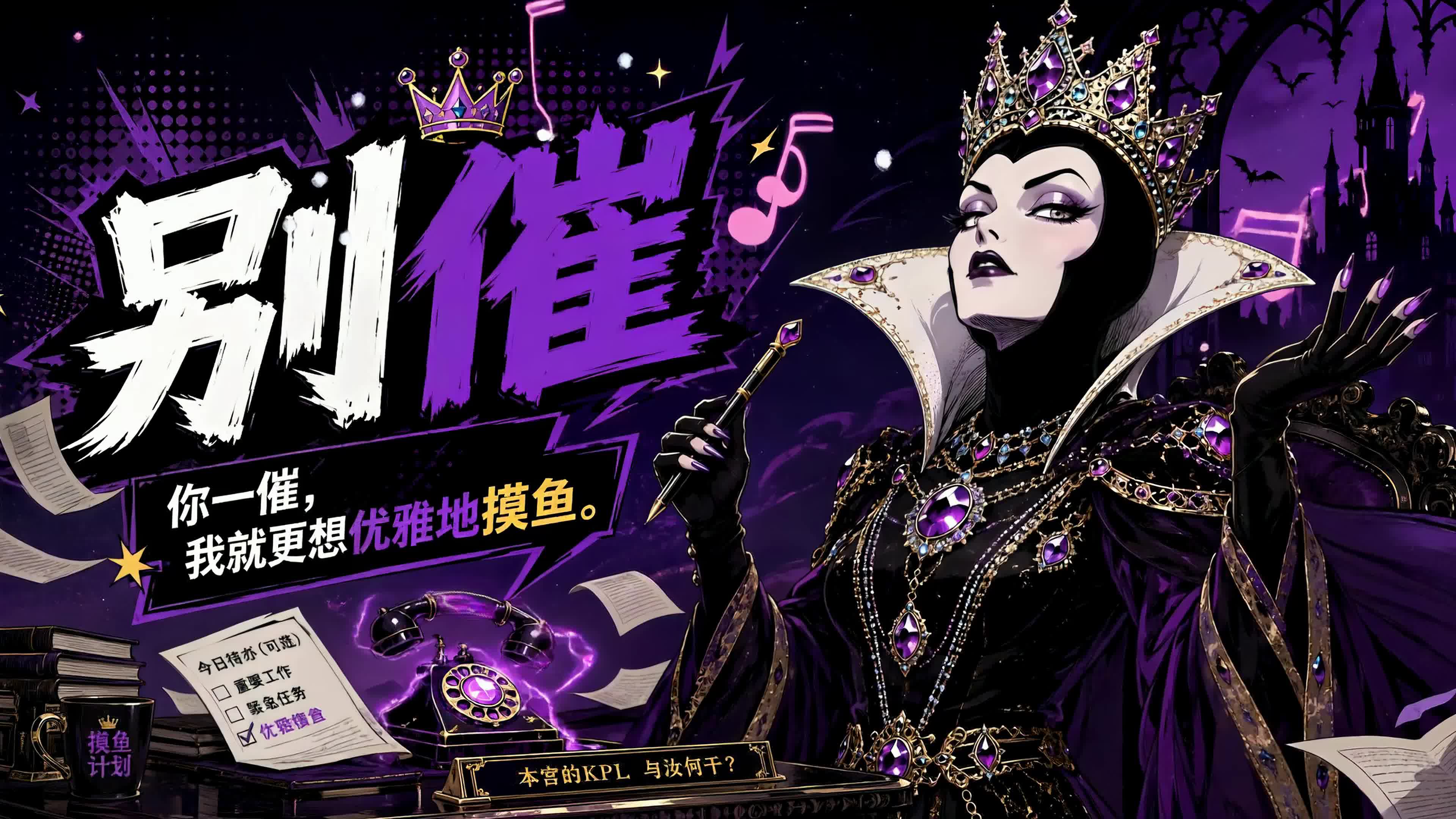 别催！本宫优雅摸鱼中