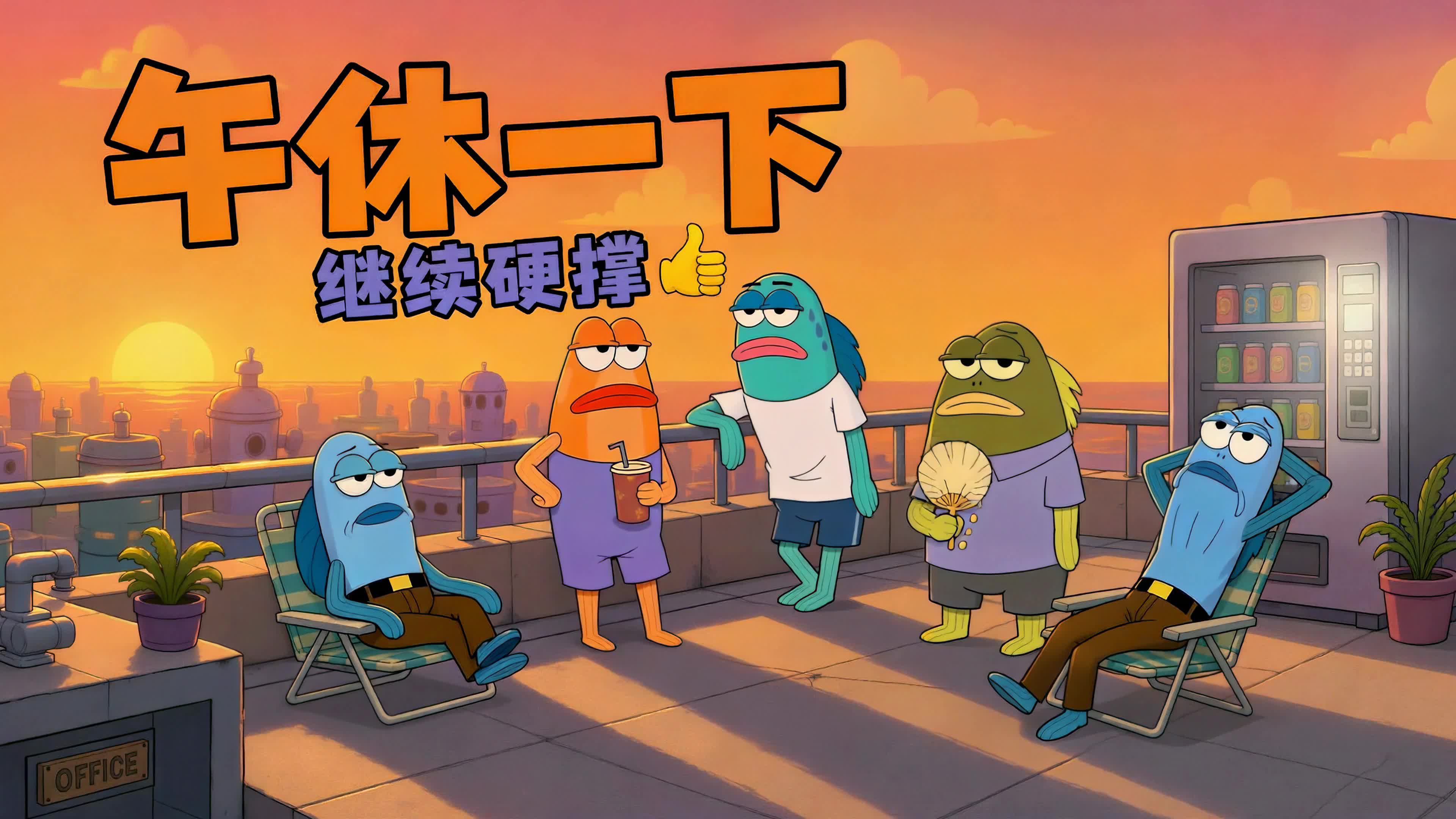 打工人的午休时光