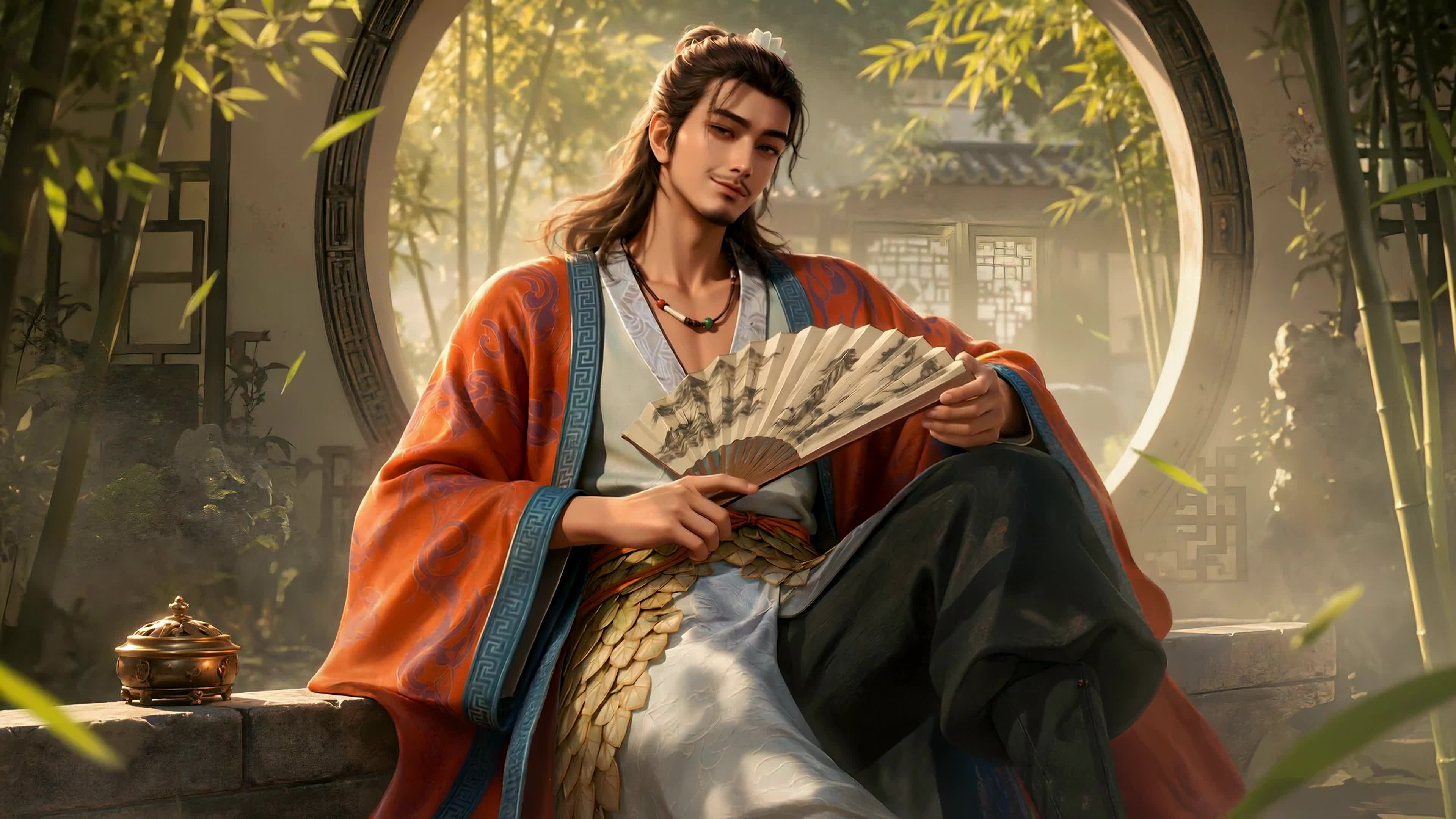 竹院古风雅士汉钟离