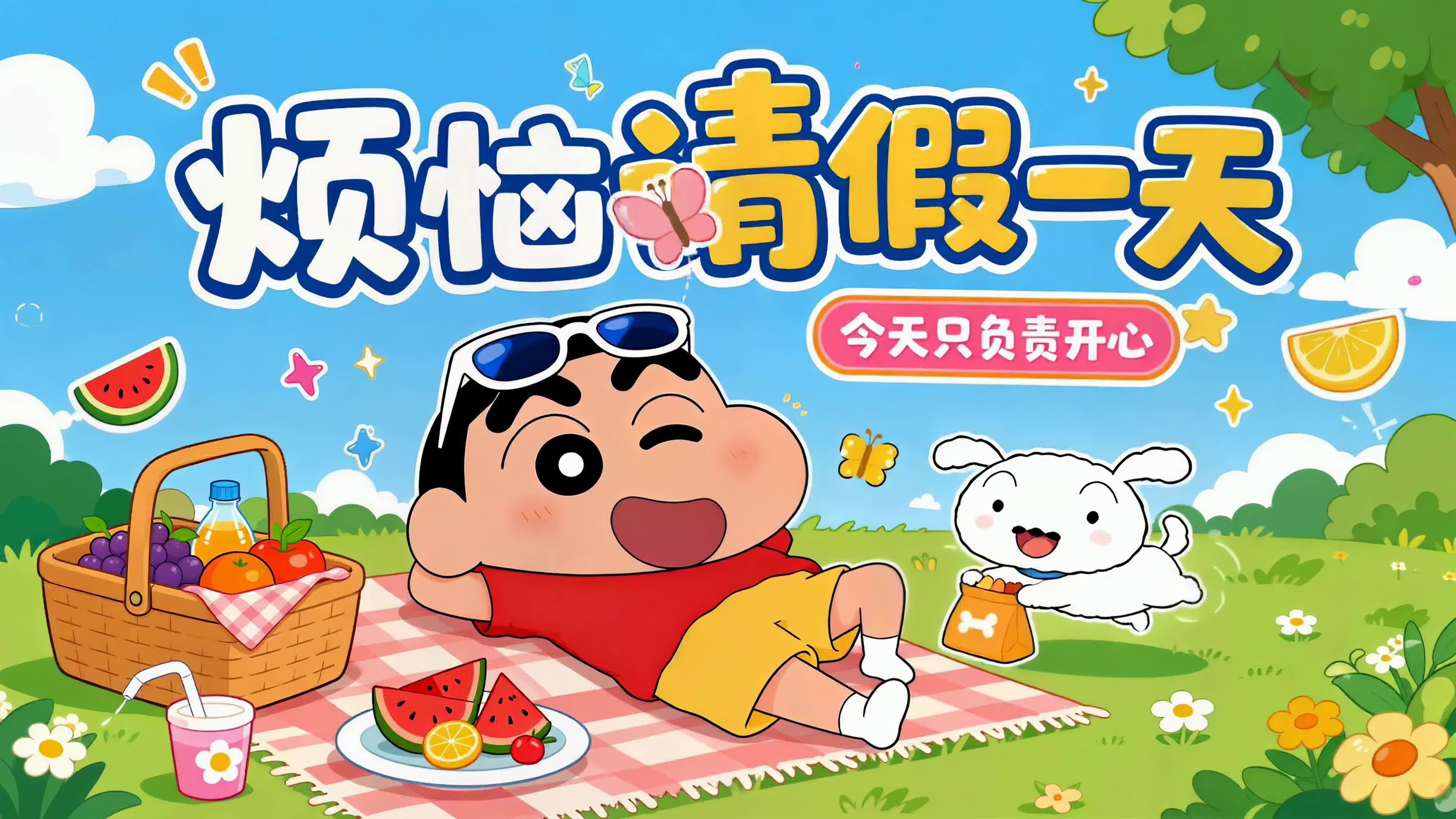 烦恼请假一天 快乐野餐时光