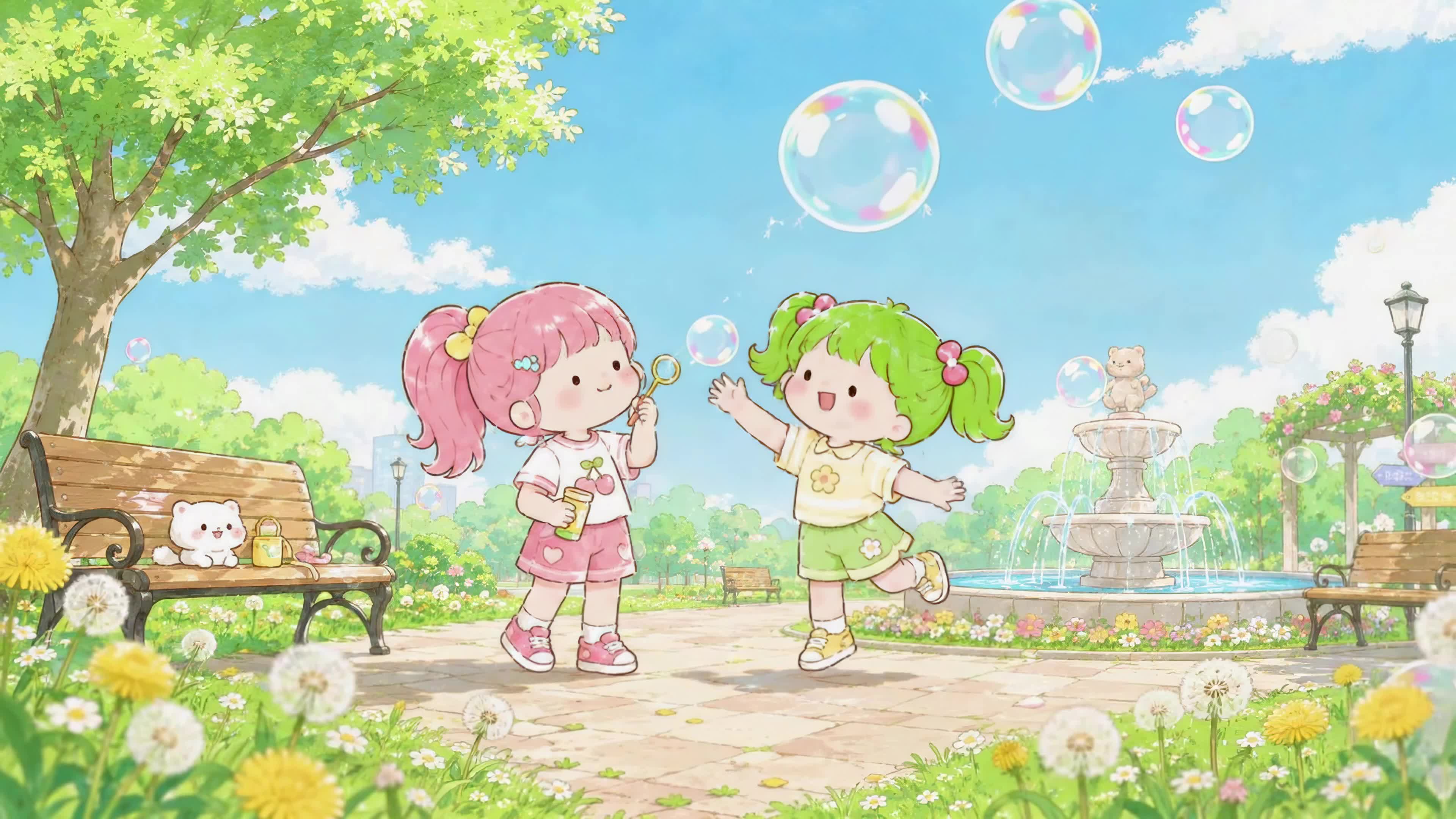 春日公园泡泡时光