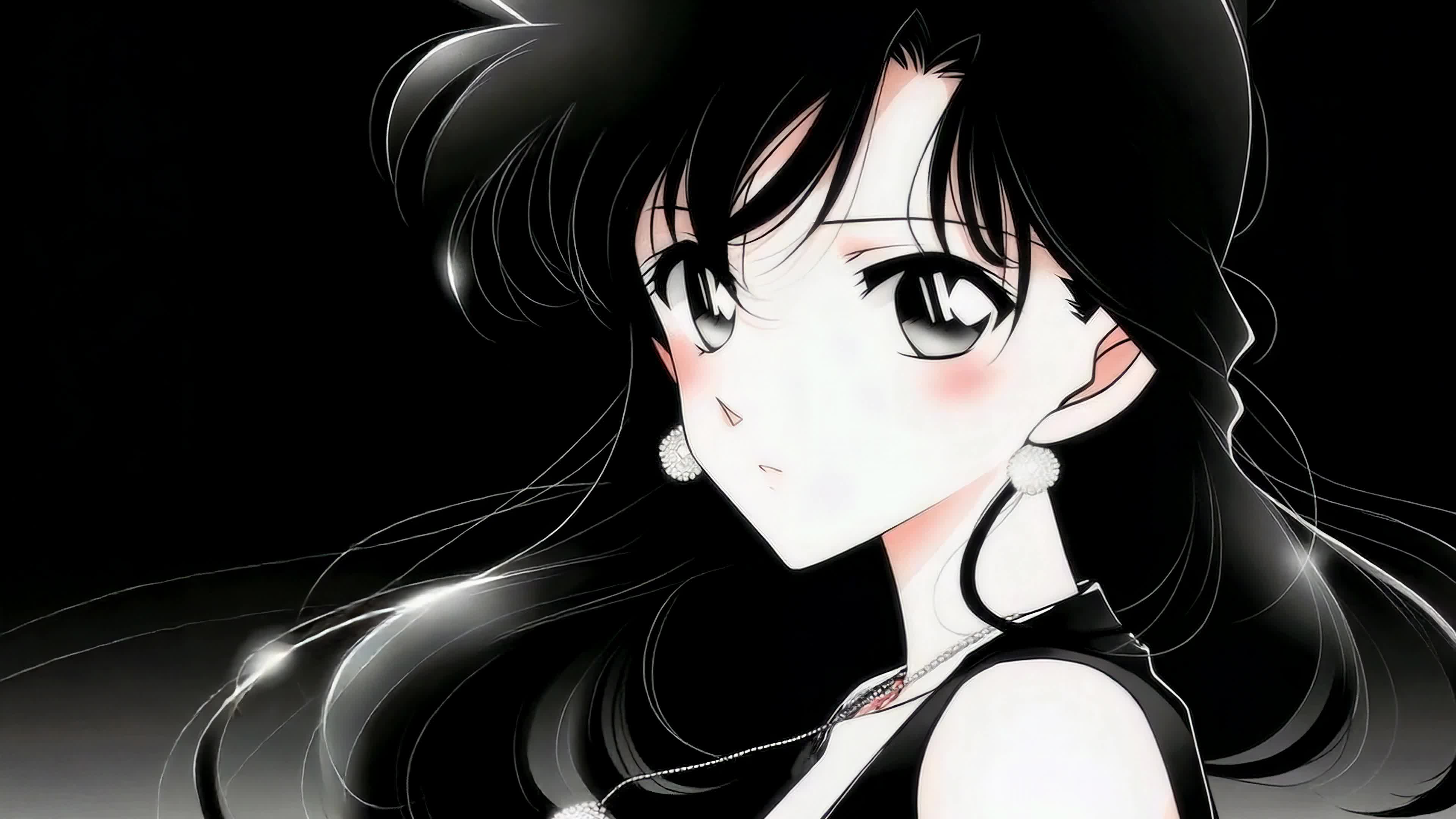 黑长直少女的回眸
