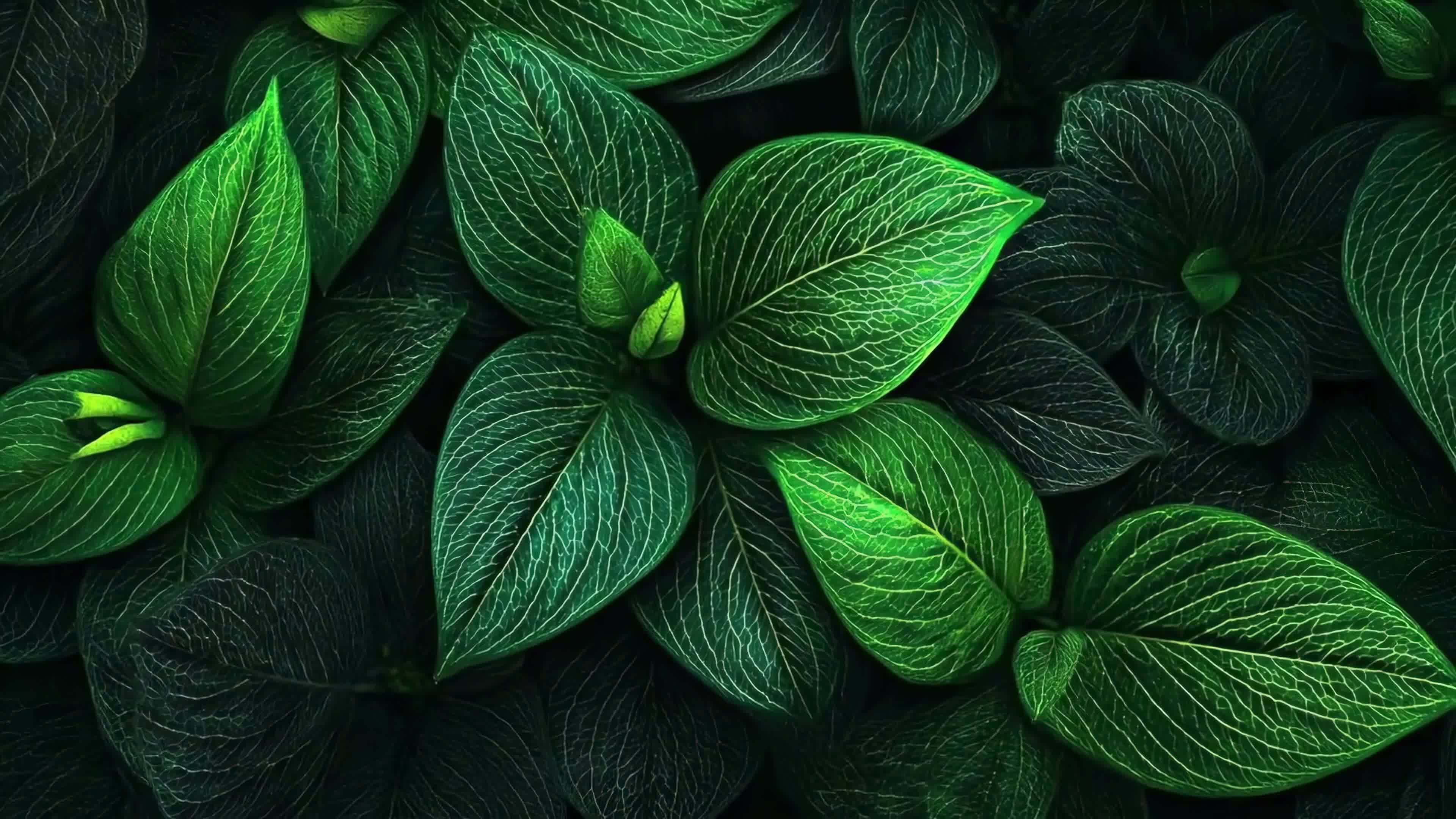 翠叶脉络