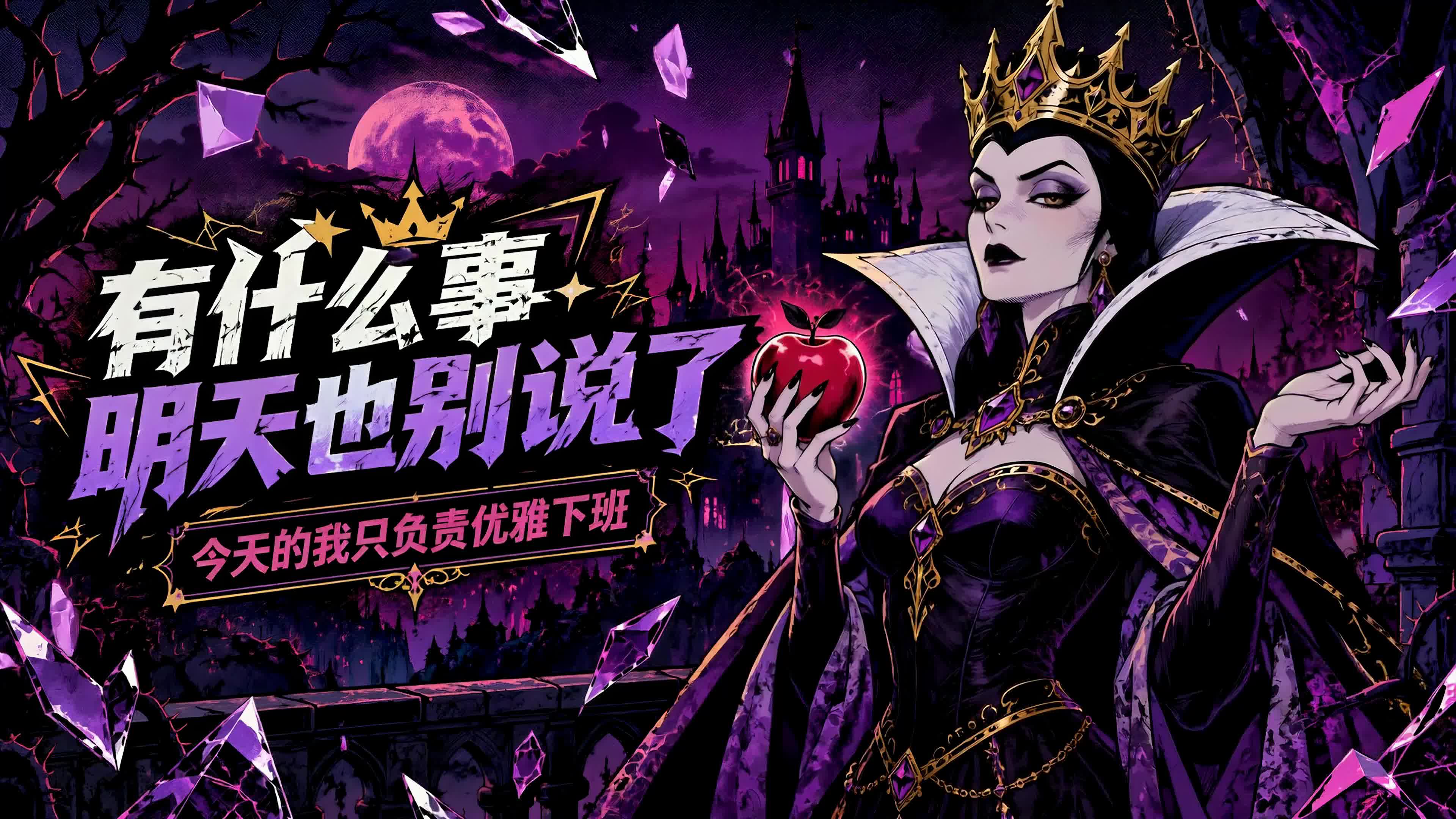 暗夜女王优雅下班