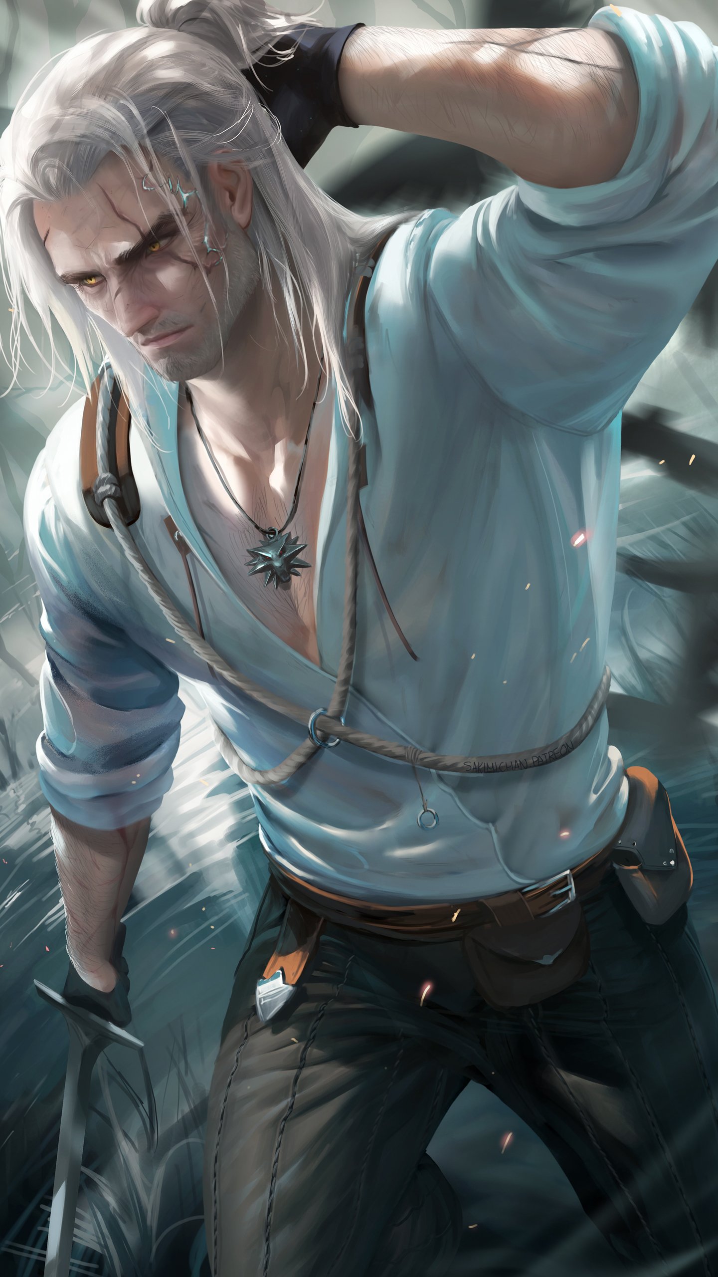 《巫师3》2k手机壁纸_16556