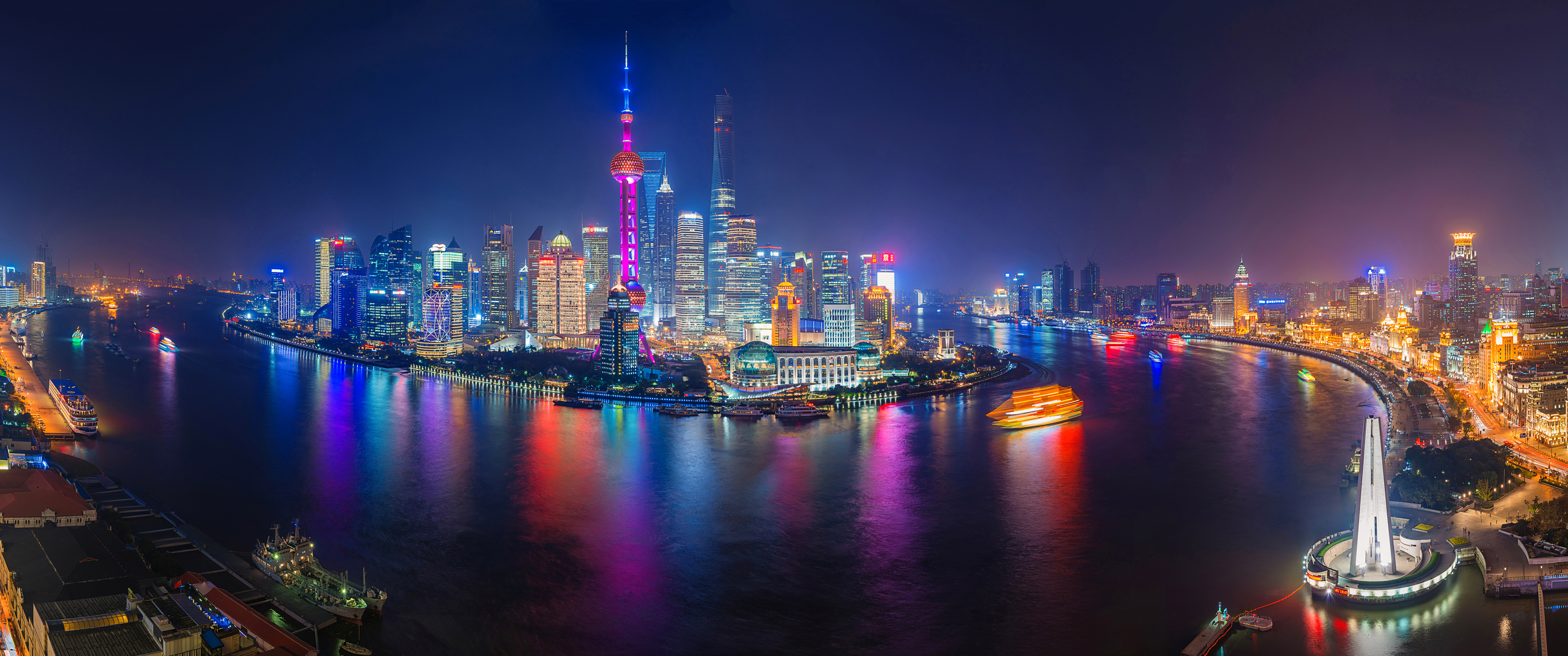 上海外滩夜景上海城市夜_20384