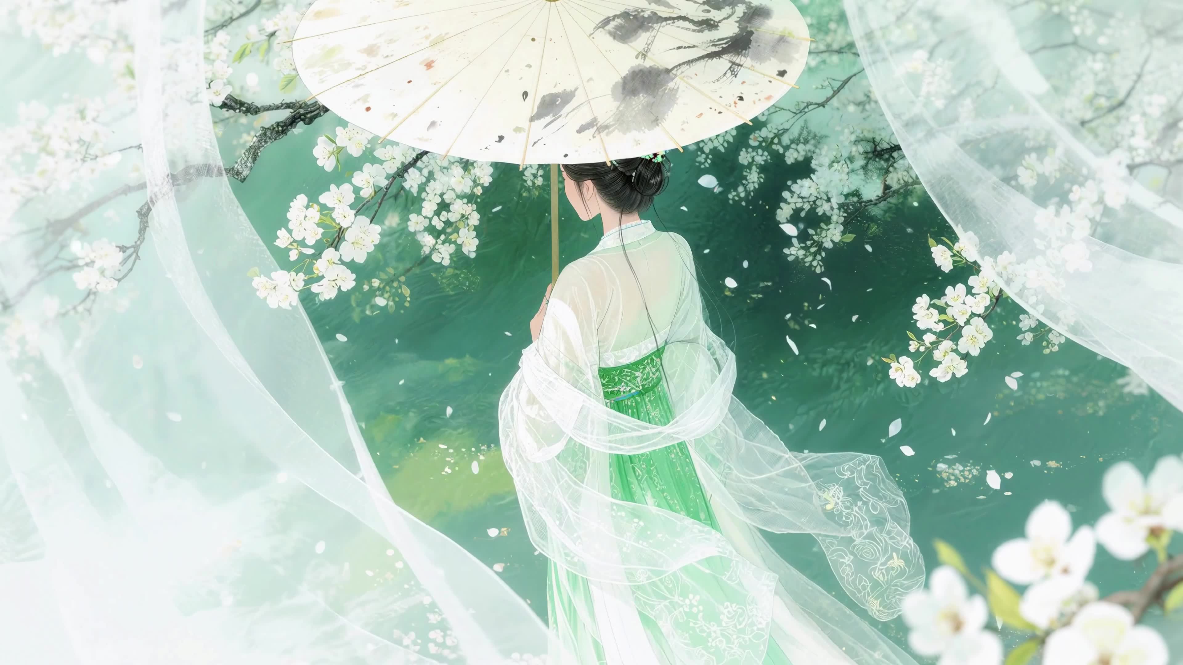 小清新古风美女壁纸