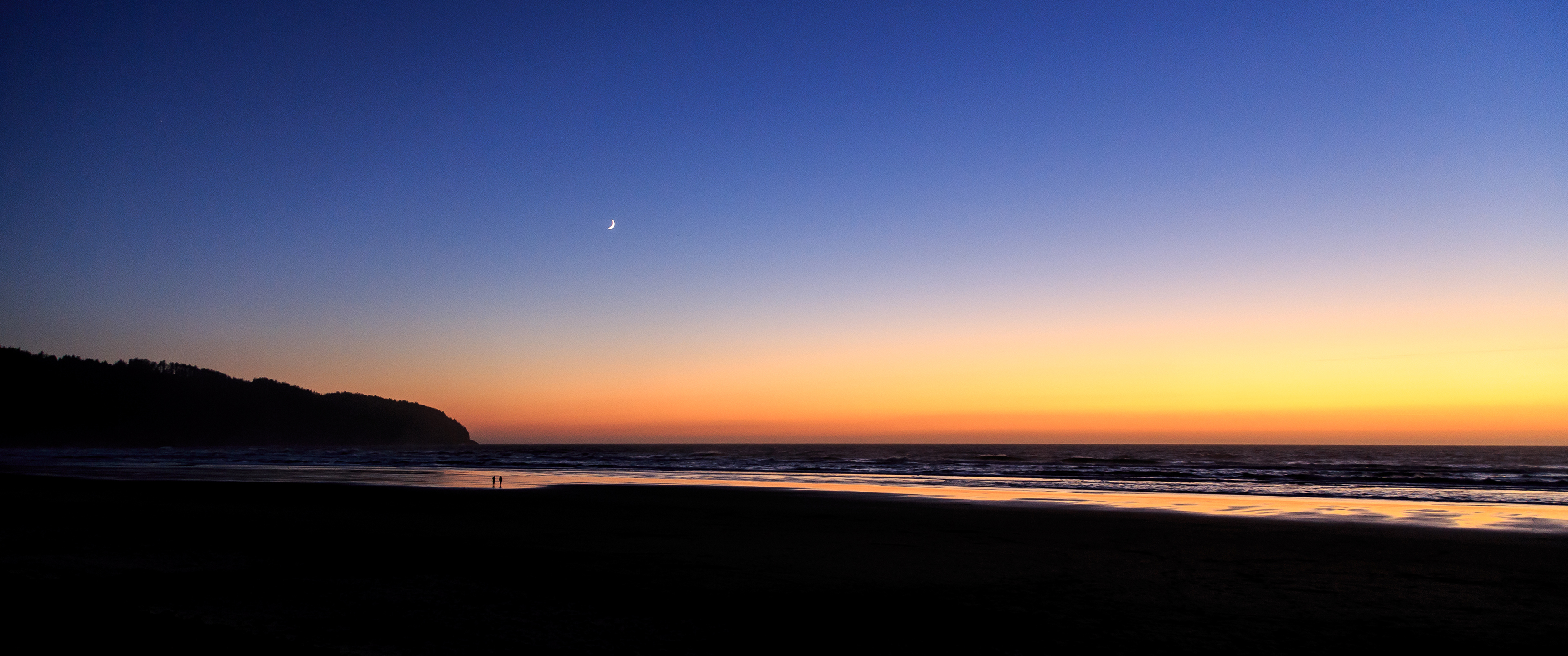 俄勒冈州海角日落3440x1_18402