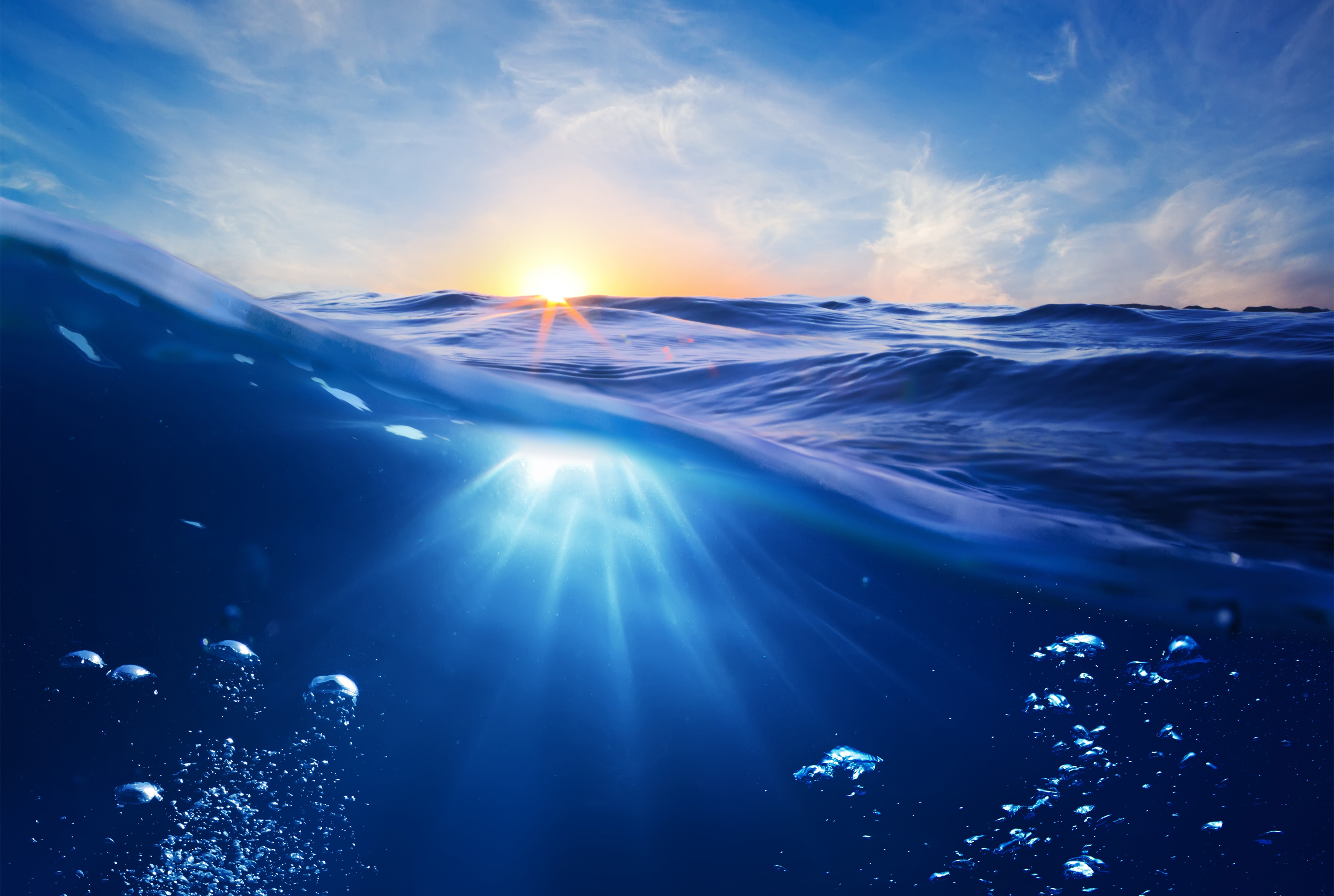 光线 海洋 太阳 水下 气_10989