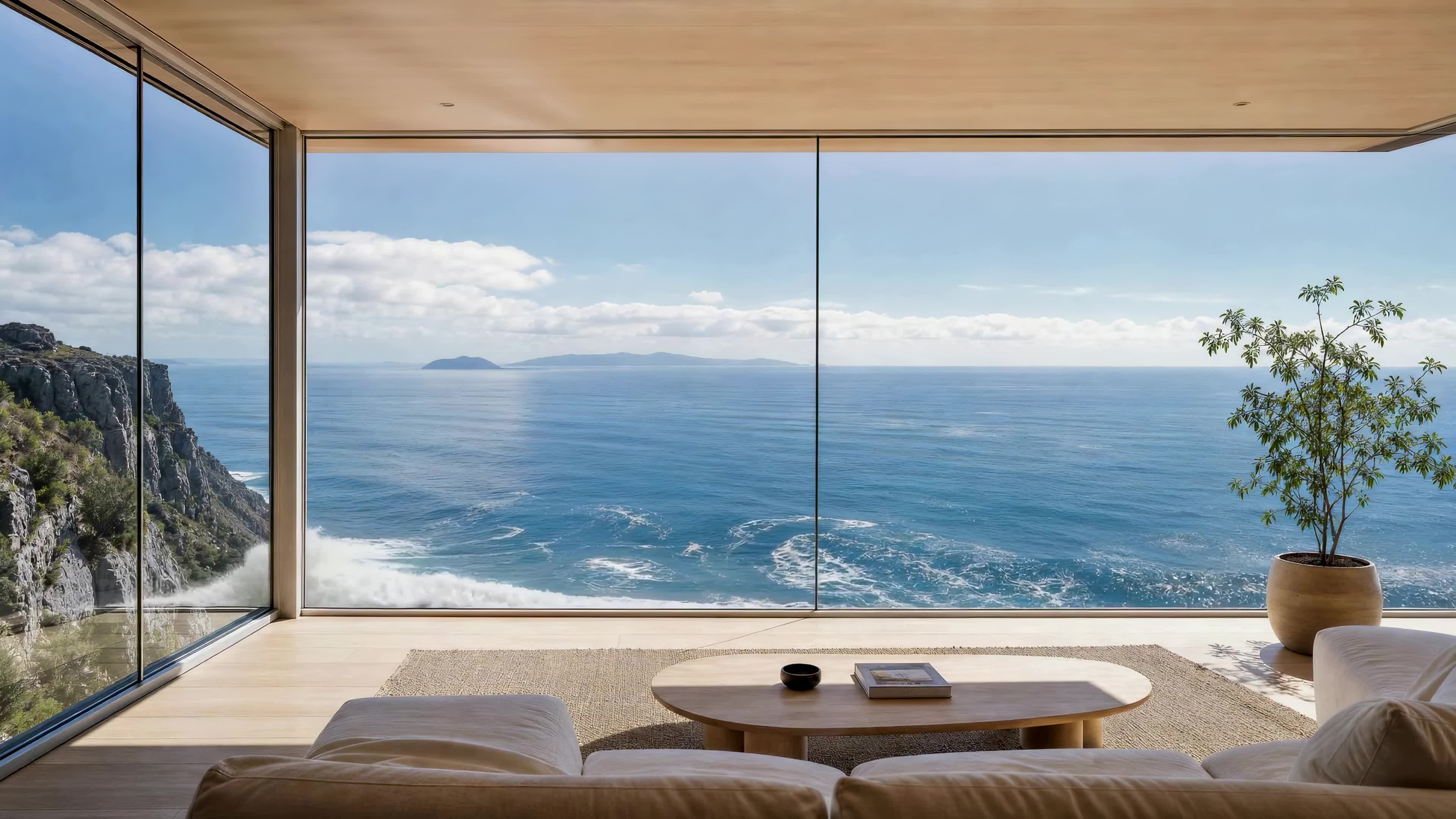 悬崖海景