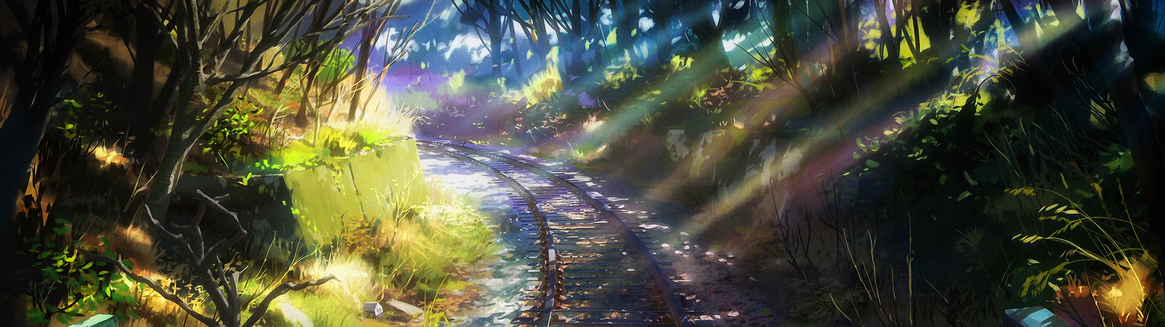 动漫铁路风景3840x1080_17567