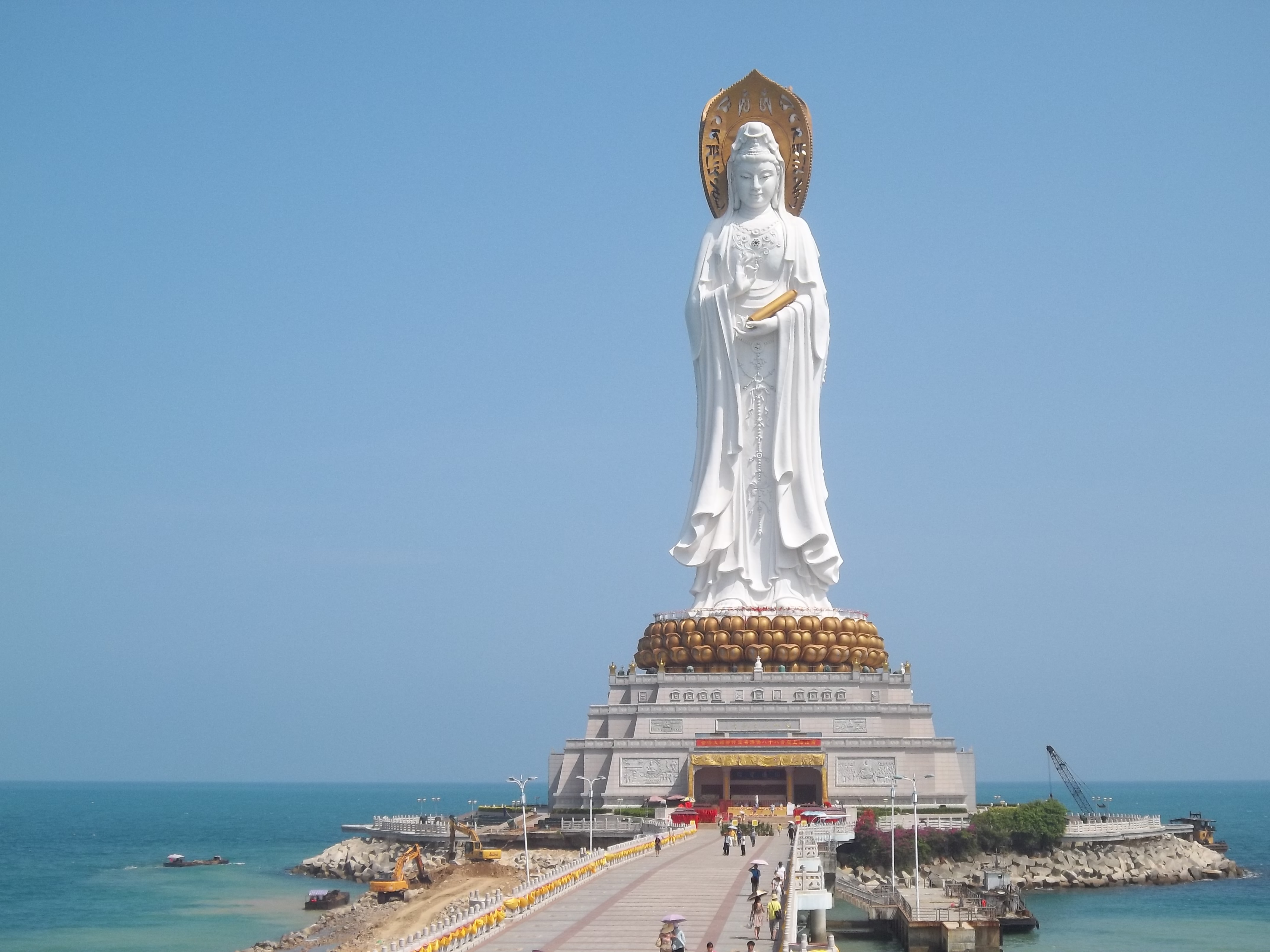 南海观音菩萨4K壁纸图片_7551