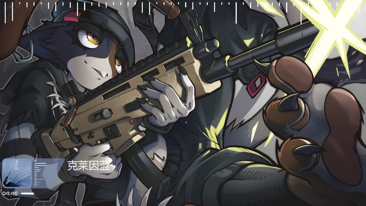 带有可视化和媒体播放器的Meowskulls :3