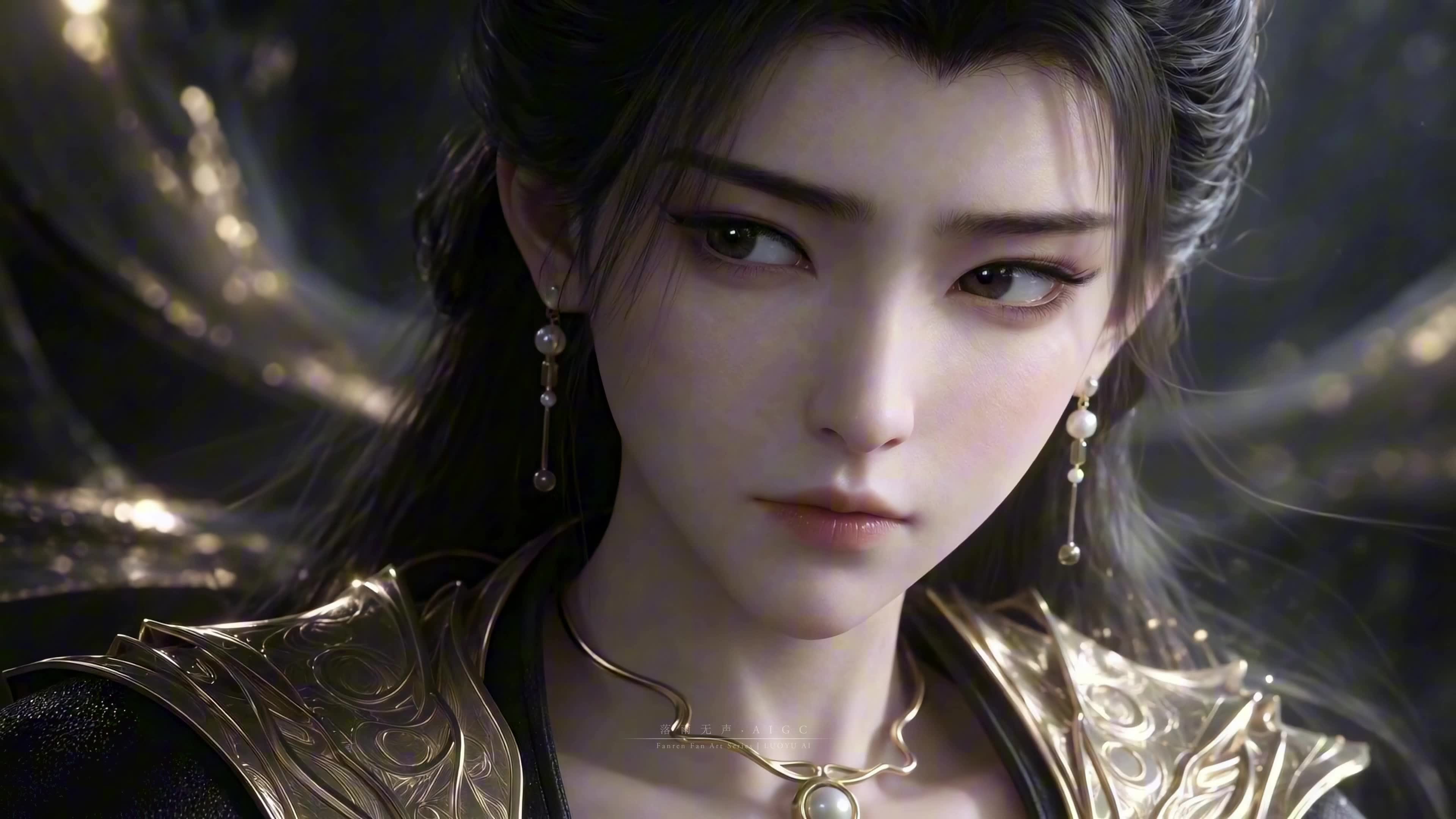 燕如嫣面部特写-凡人修仙传-落雨无声
