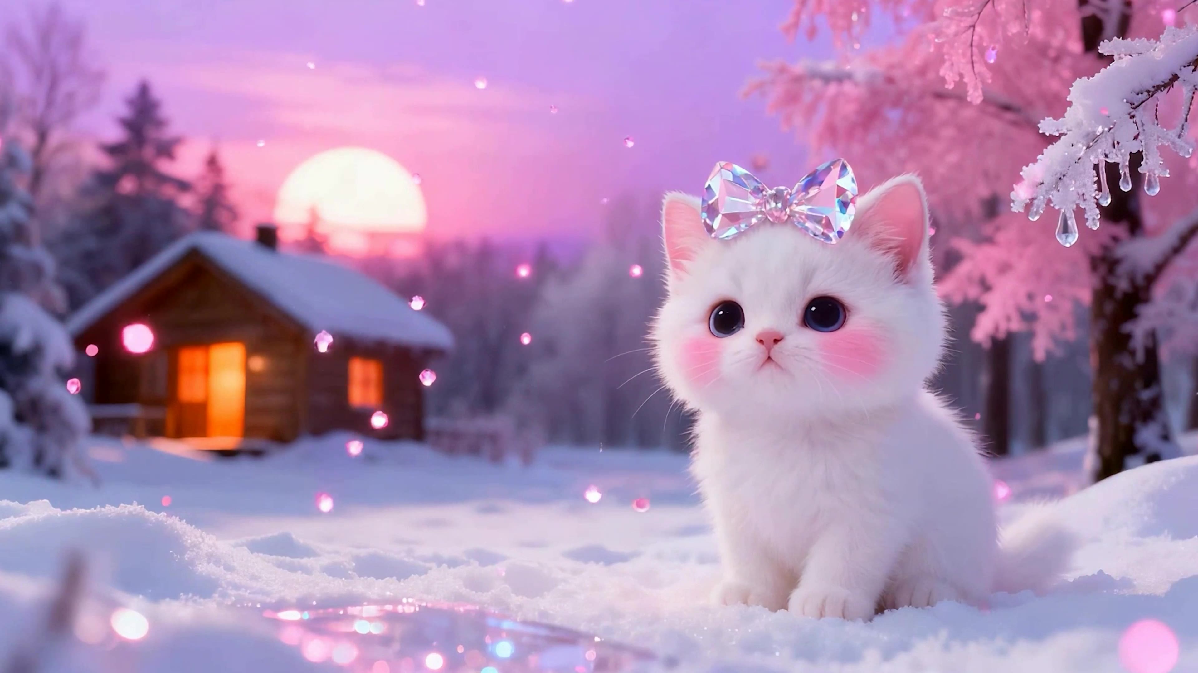夕阳下猫咪