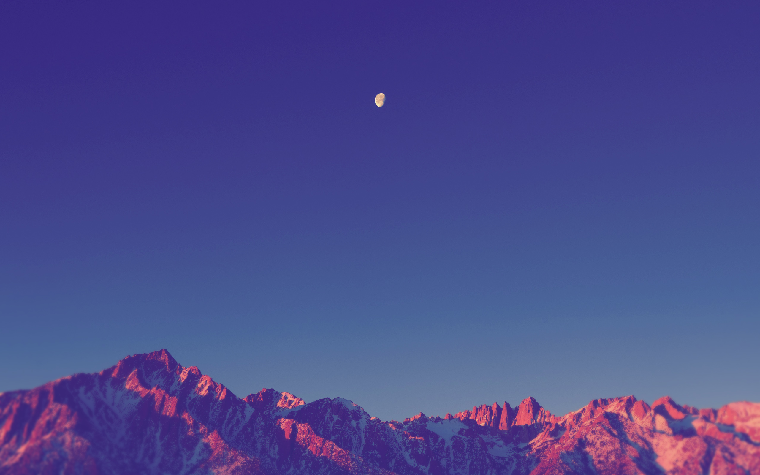 夜晚的山风景高清图片_4951