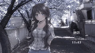 【溶图-可自定义制作】樱径吹雪・知夏（支持日历时间天气音频响应）