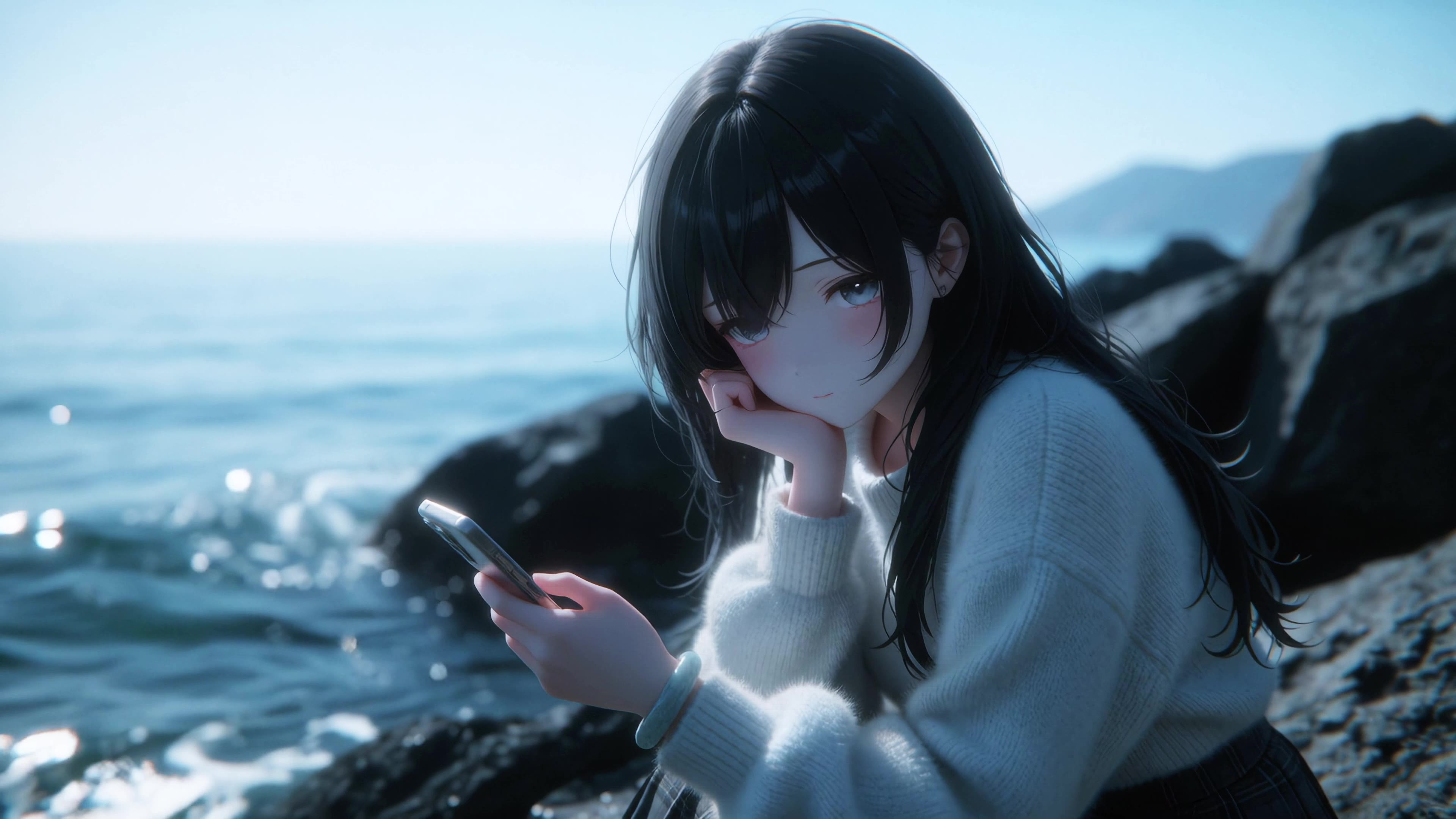 海边少女