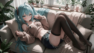 青丝慵懒