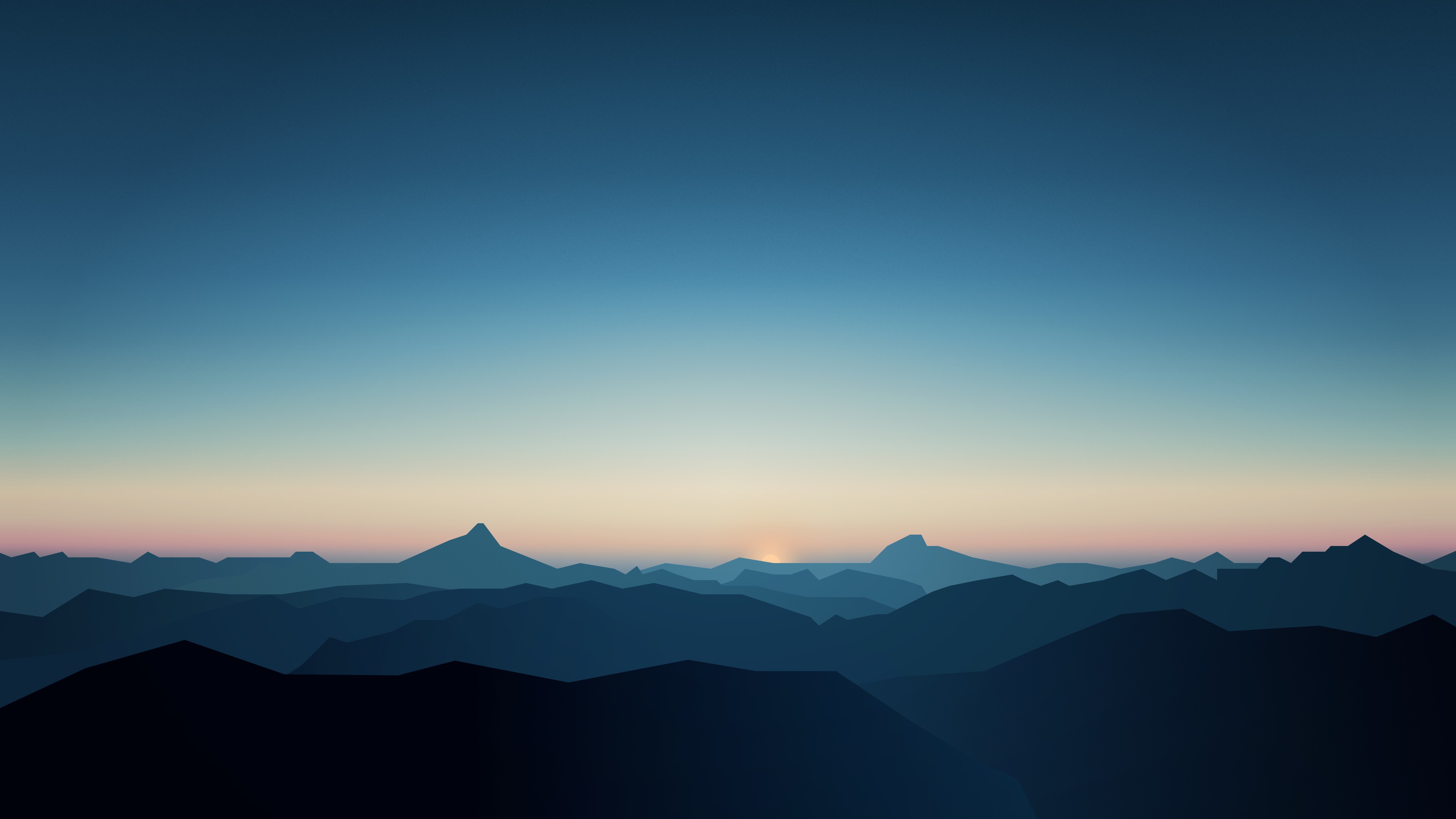 天空和山5K风景壁纸_15727
