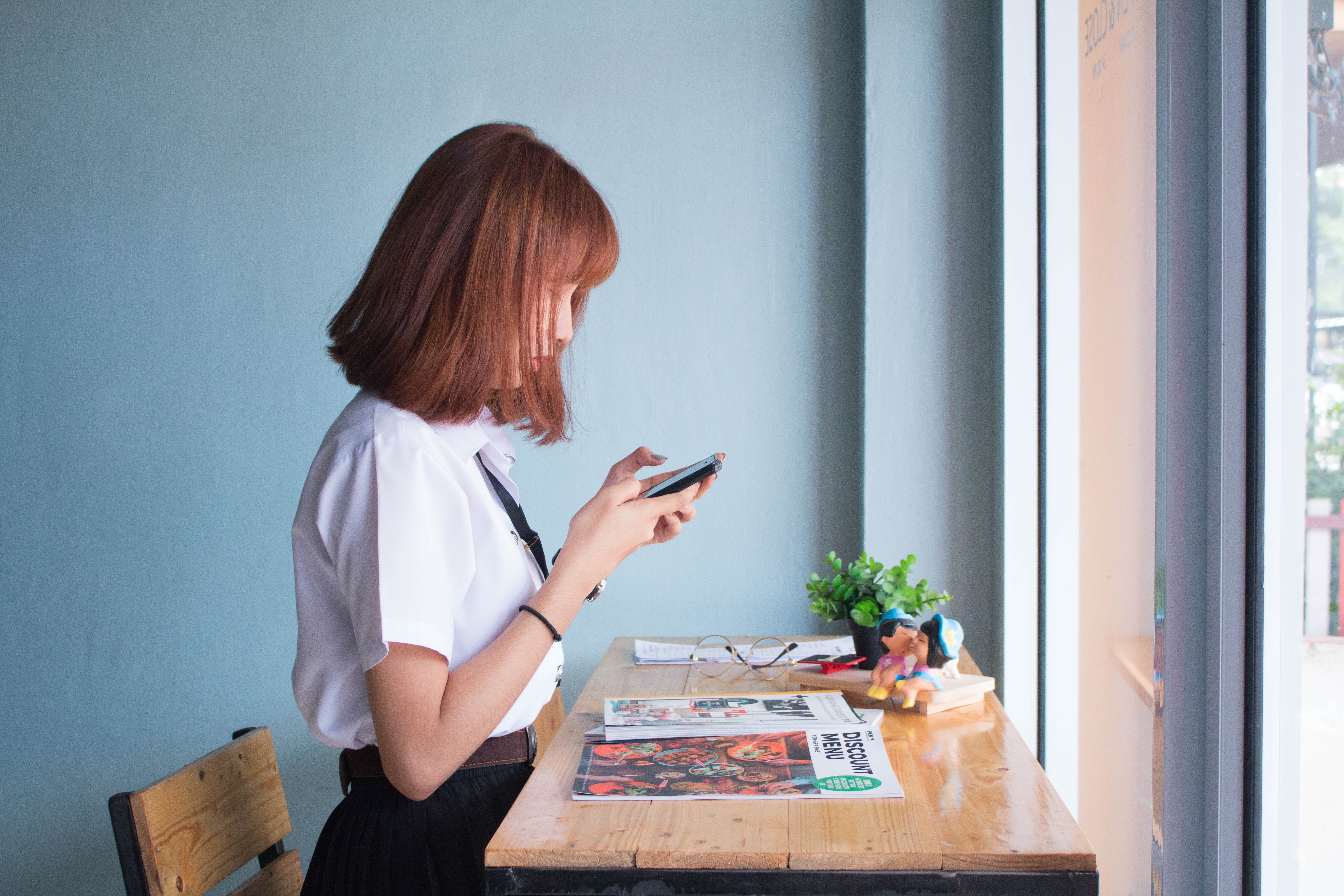 女孩 手机 电话 年轻 社_8572