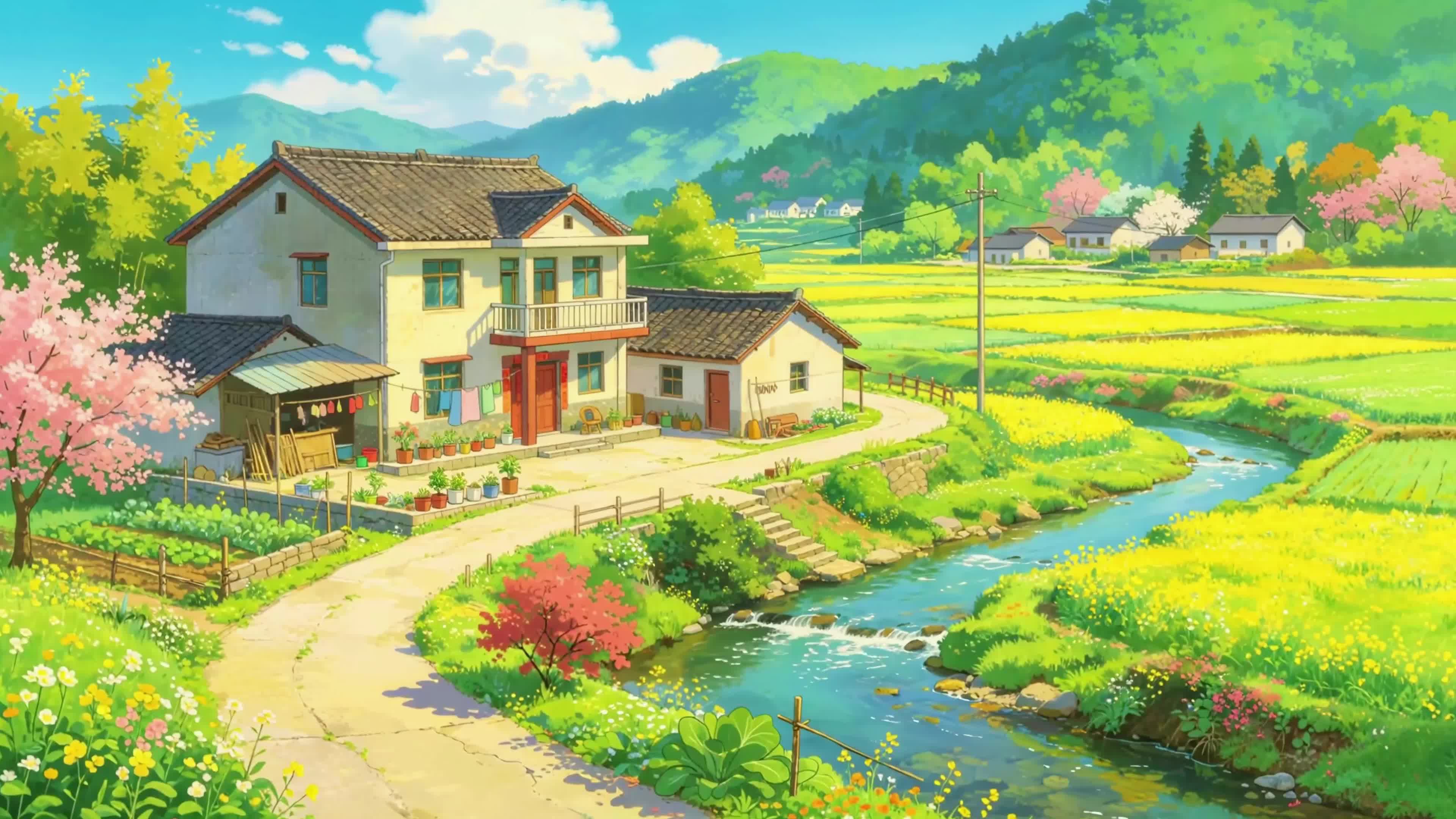 治愈村庄壁纸