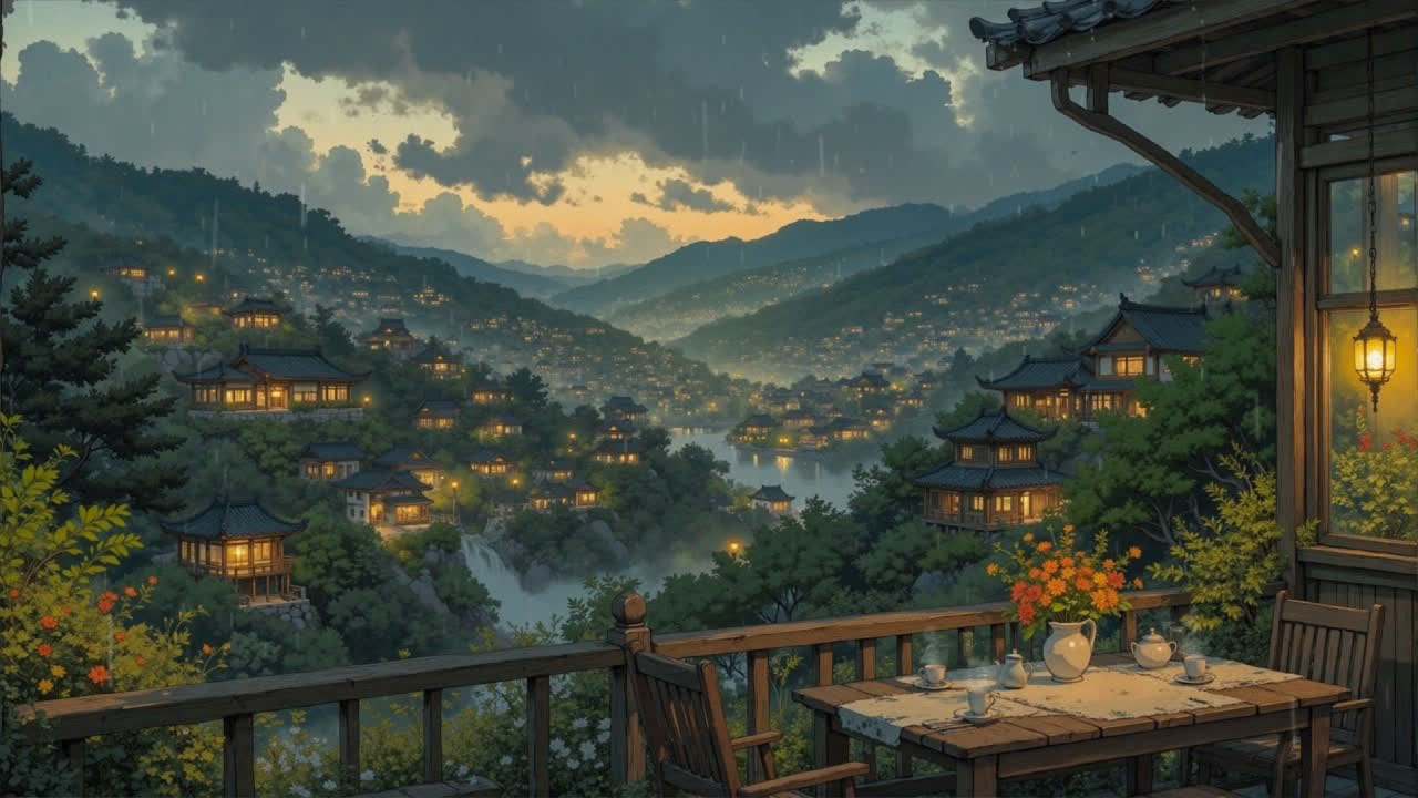 山雨如画