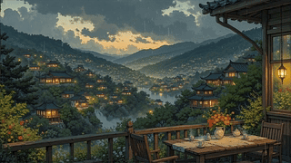 山雨如画