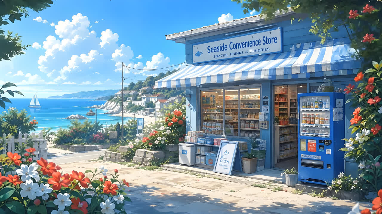 海边小镇商店
