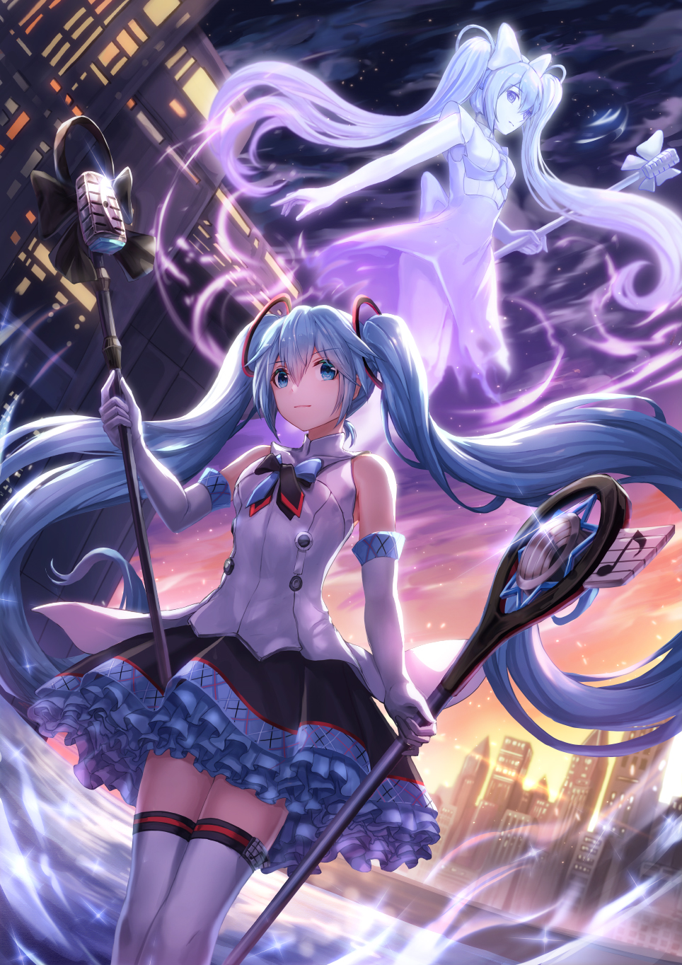 小女生天使魔法棒手机壁_18044